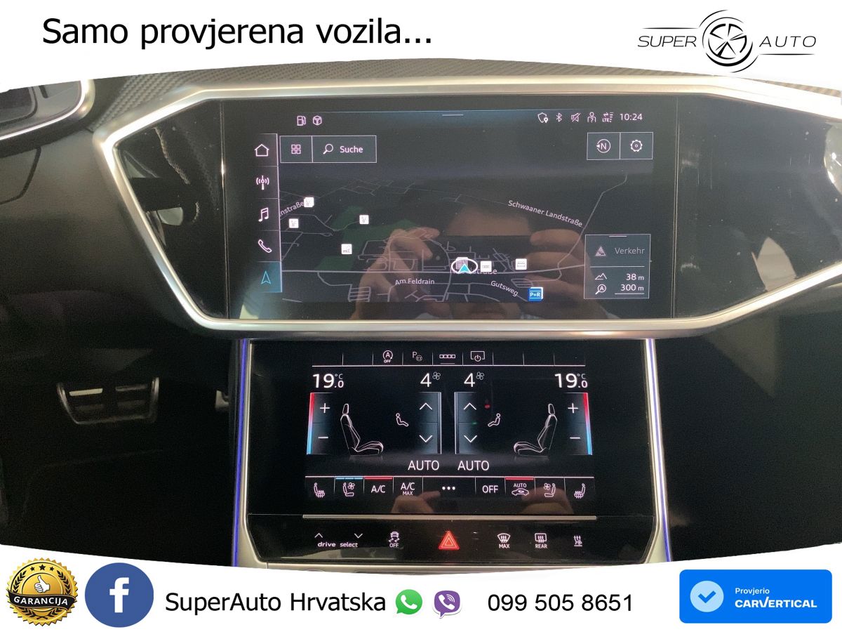 Audi RS6 Avant 4.0 TFSI V8 (600 KS) quattro Tiptronic Kuka ZRAČNI+ACC+GR SJED+KAM+PANO