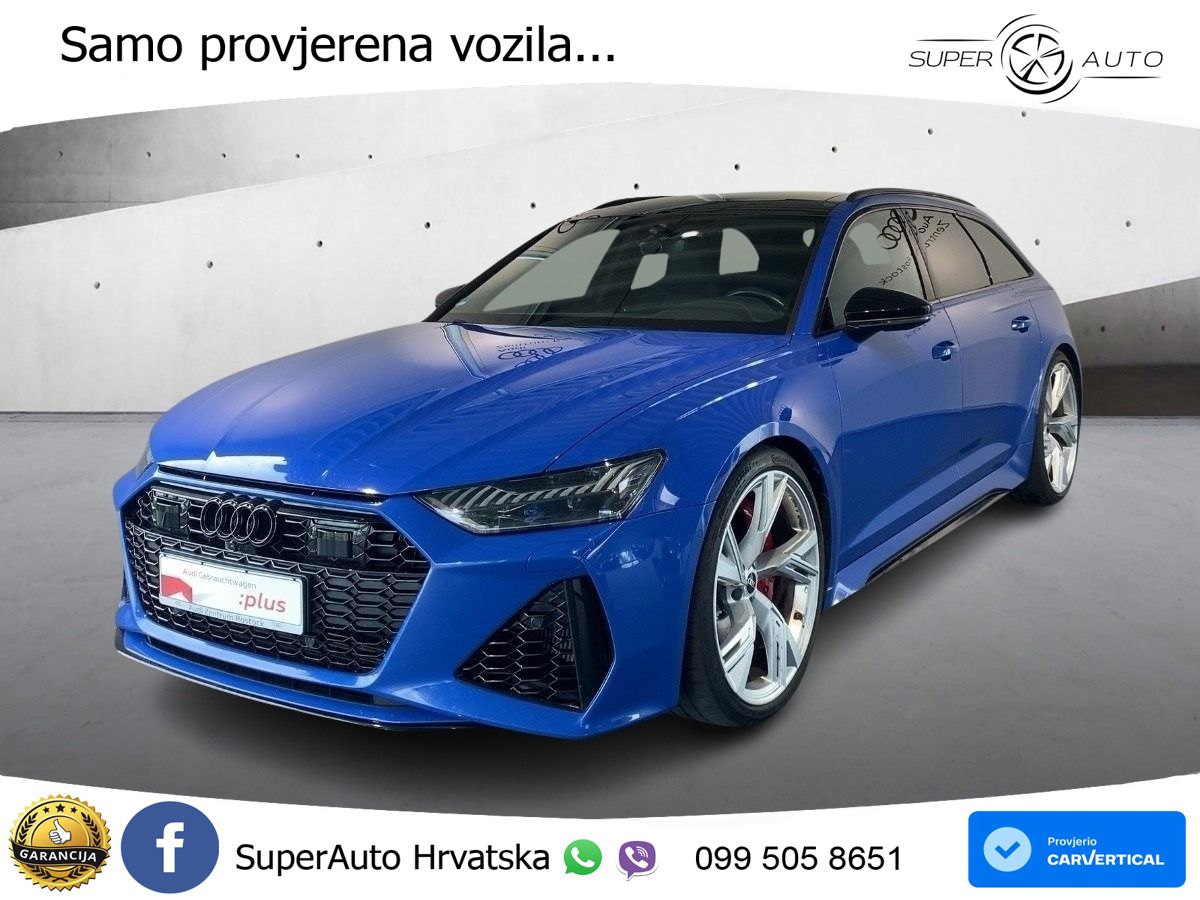 Audi RS6 Avant 4.0 TFSI V8 (600 KS) quattro Tiptronic Kuka ZRAČNI+ACC+GR SJED+KAM+PANO