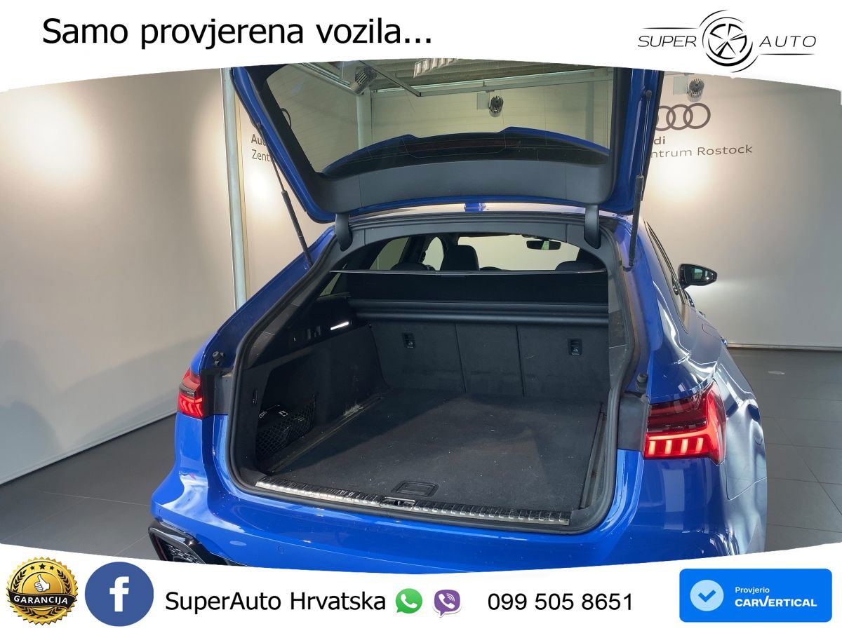 Audi RS6 Avant 4.0 TFSI V8 (600 KS) quattro Tiptronic Kuka ZRAČNI+ACC+GR SJED+KAM+PANO
