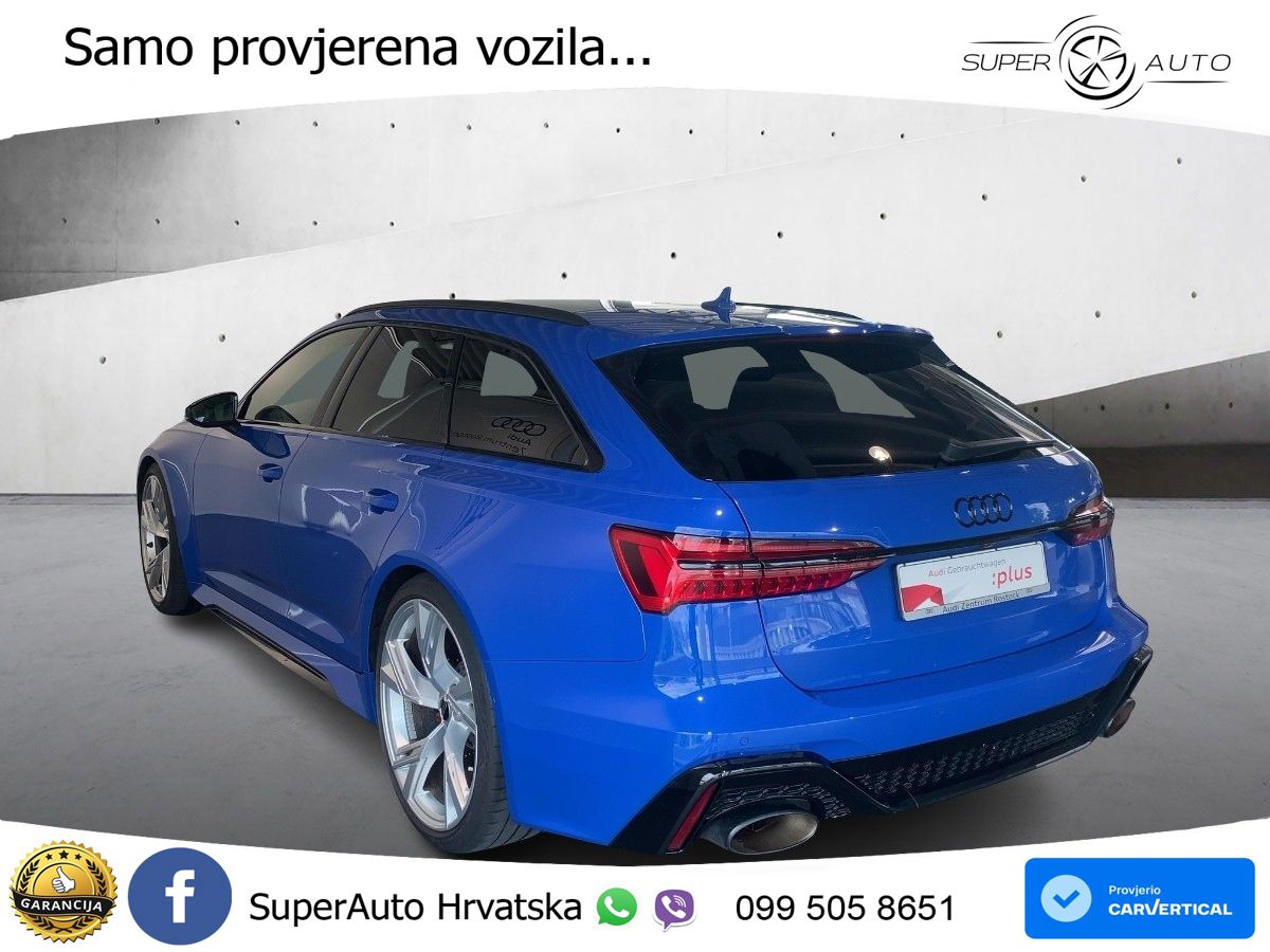 Audi RS6 Avant 4.0 TFSI V8 (600 KS) quattro Tiptronic Kuka ZRAČNI+ACC+GR SJED+KAM+PANO