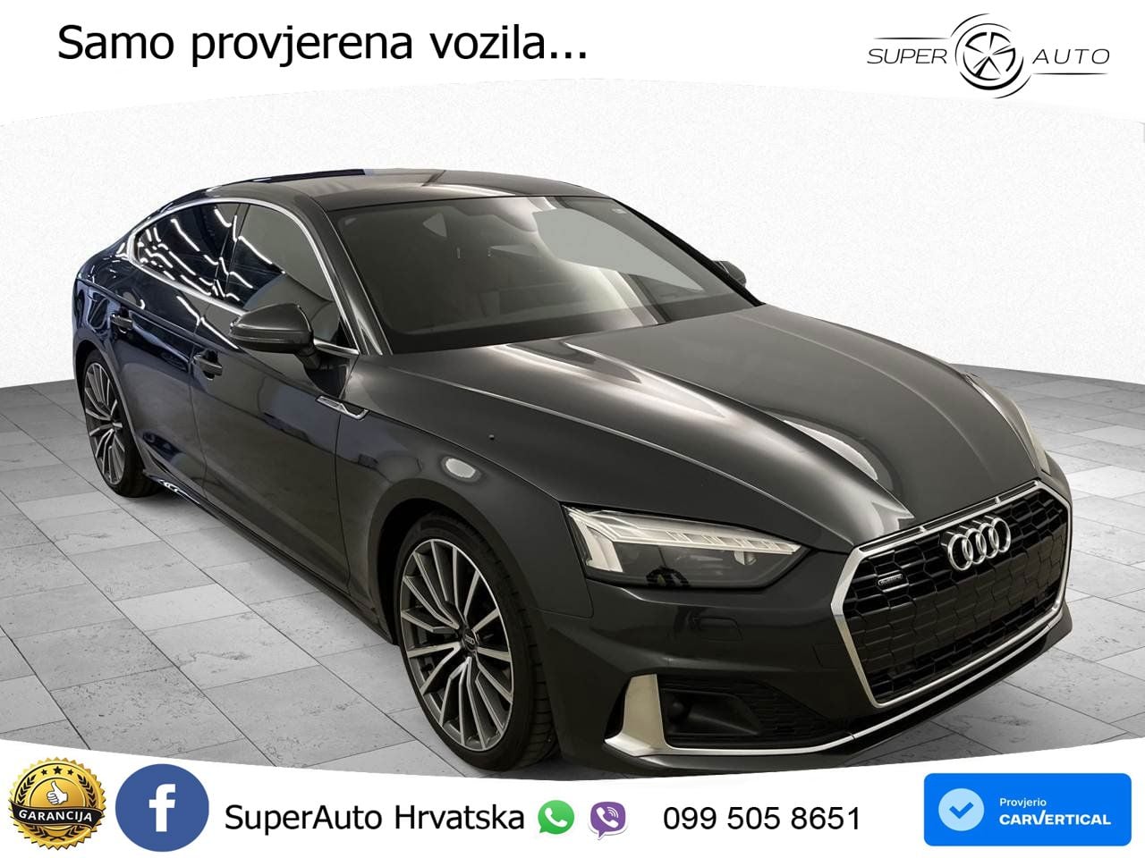 Audi A5 Sportback  40 TFSI (204 KS) quattro S tronic MATRIX+GR SJED+KAM
