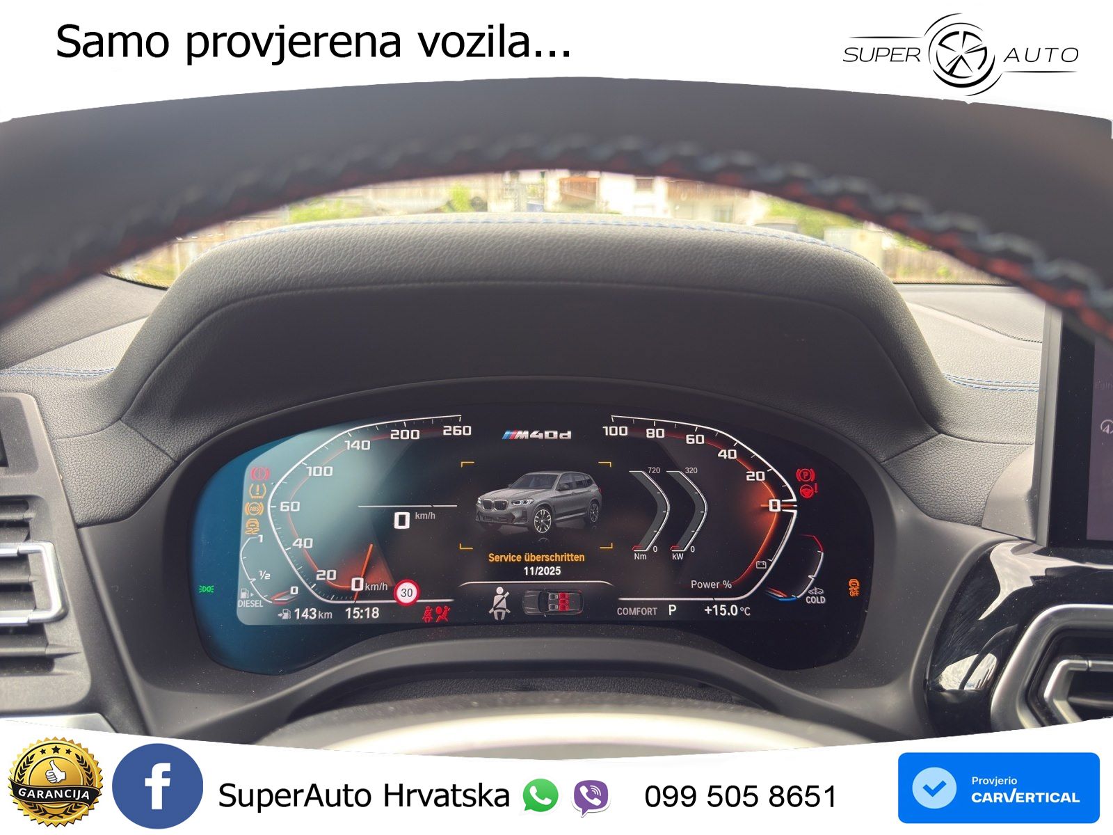 BMW X3 M40d xDrive Steptronic LED+GR SJED+ACC