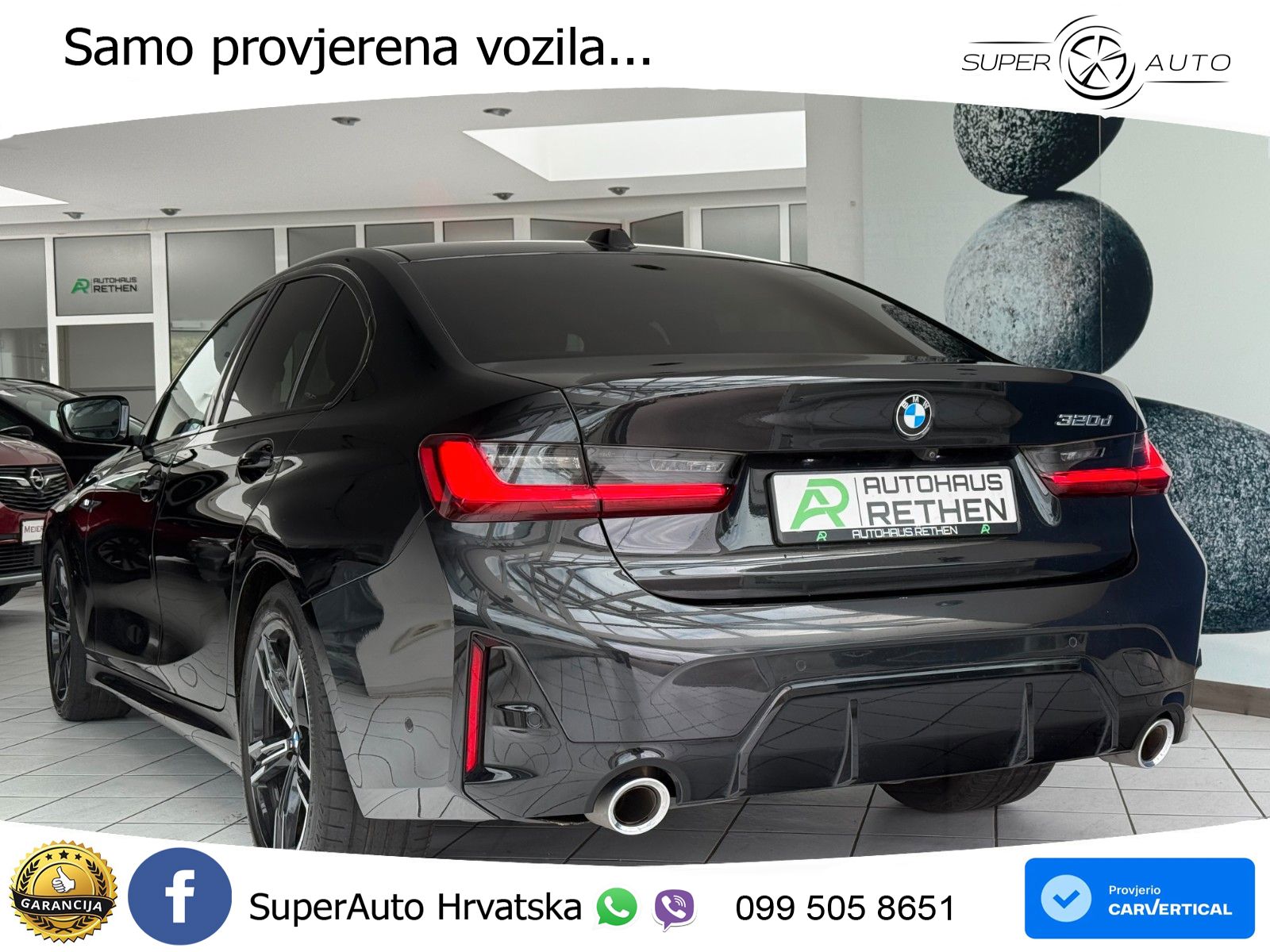 BMW 320d (190 KS) Steptronic M Sport LED+GR SJED+ACC