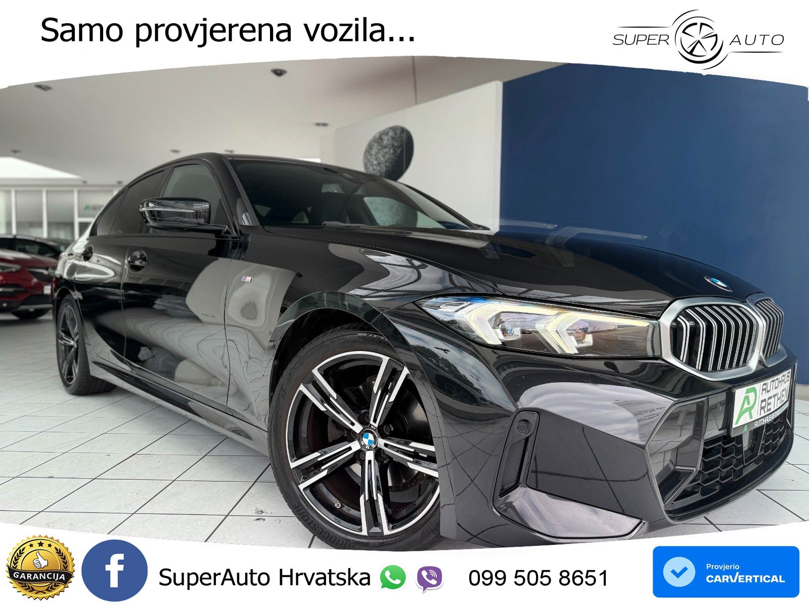 BMW 320d (190 KS) Steptronic M Sport LED+GR SJED+ACC