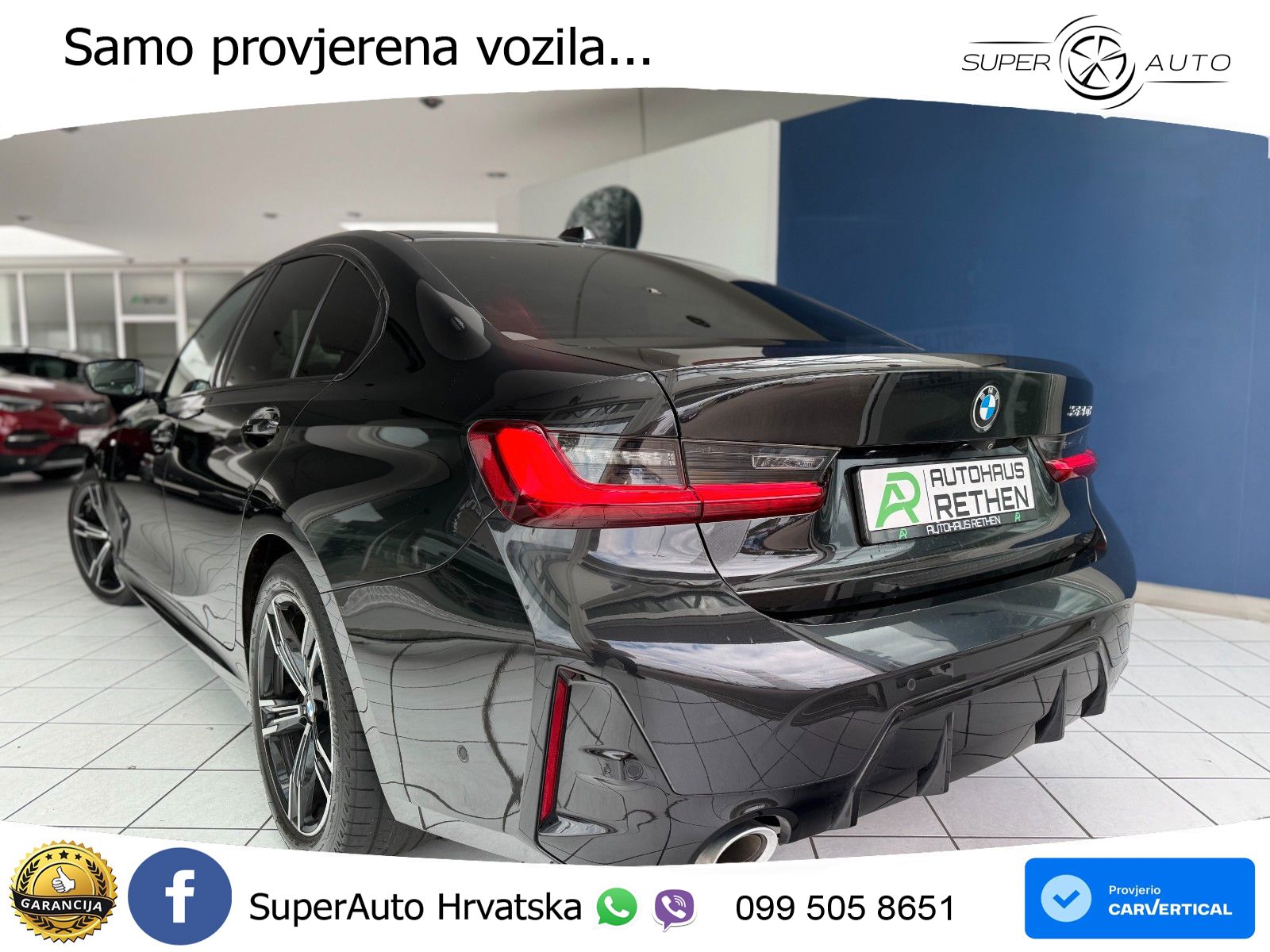 BMW 320d (190 KS) Steptronic M Sport LED+GR SJED+ACC
