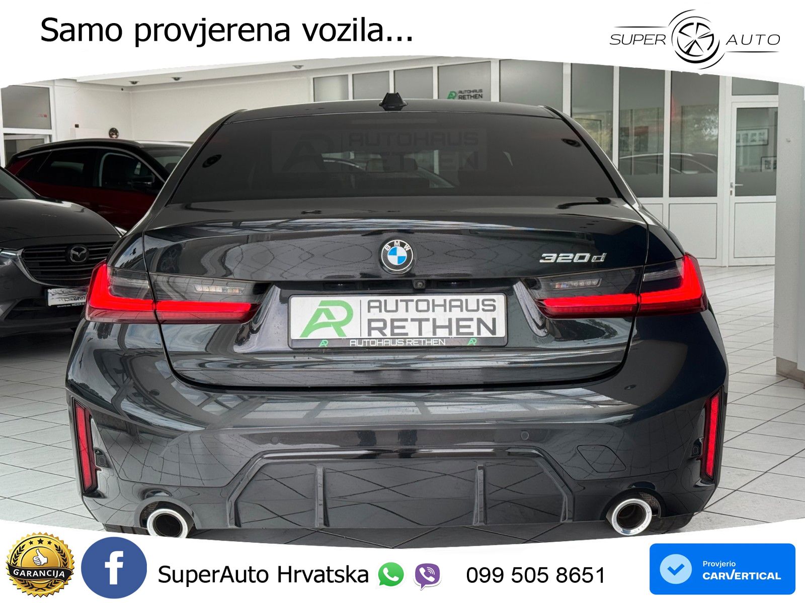 BMW 320d (190 KS) Steptronic M Sport LED+GR SJED+ACC