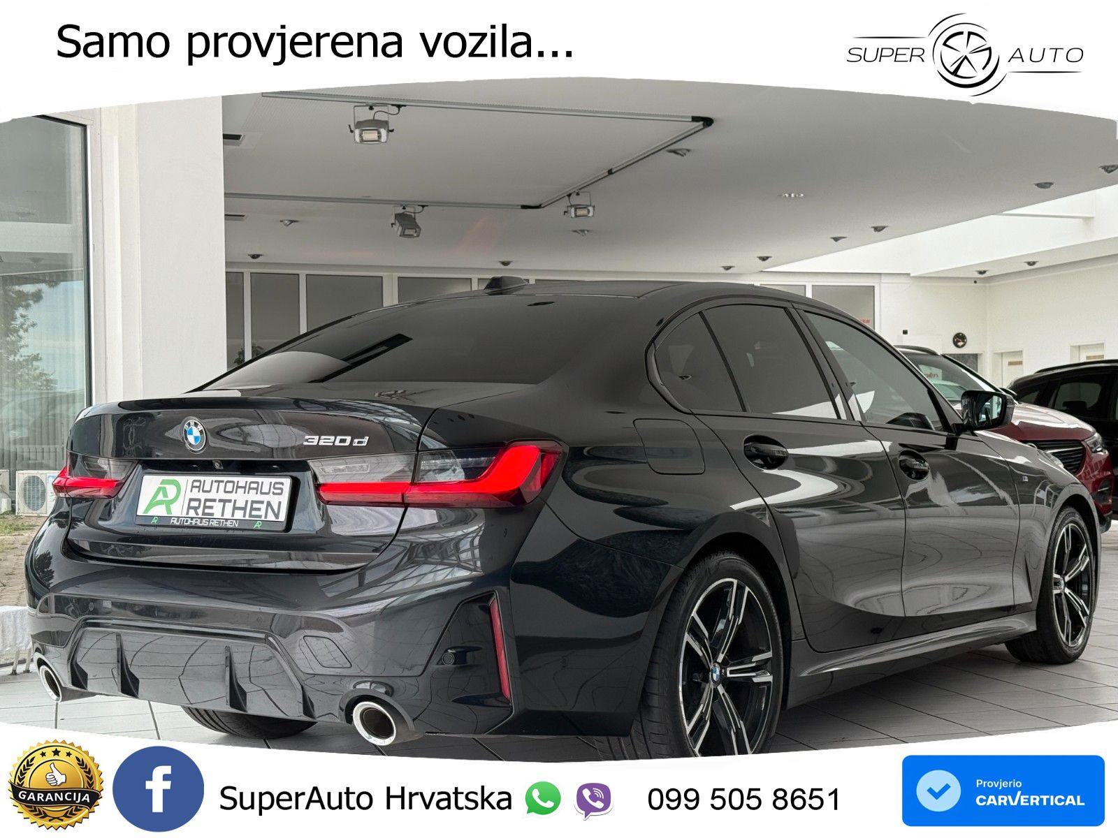 BMW 320d (190 KS) Steptronic M Sport LED+GR SJED+ACC