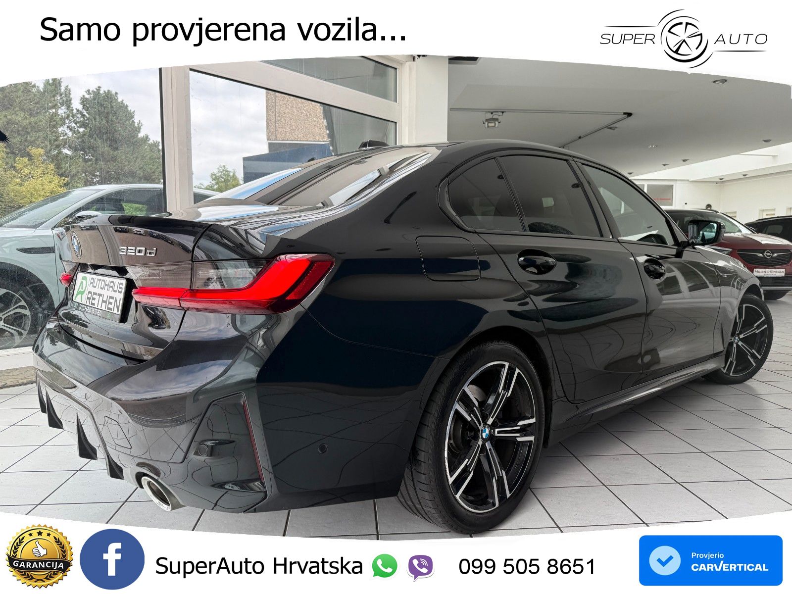 BMW 320d (190 KS) Steptronic M Sport LED+GR SJED+ACC