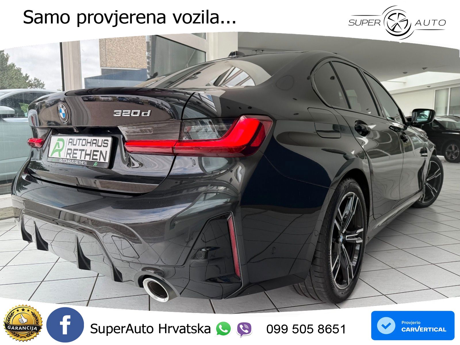 BMW 320d (190 KS) Steptronic M Sport LED+GR SJED+ACC