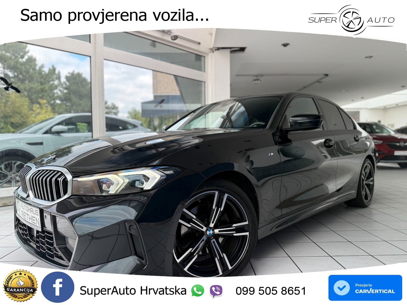 BMW 320d (190 KS) Steptronic M Sport LED+GR SJED+ACC