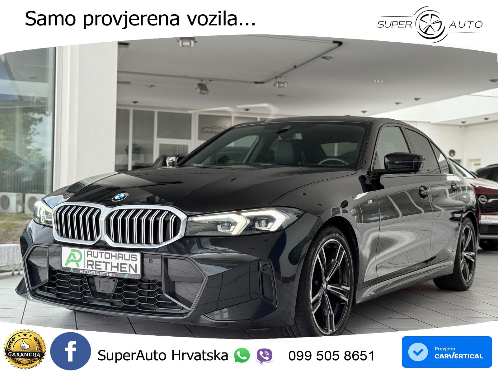 BMW 320d (190 KS) Steptronic M Sport LED+GR SJED+ACC