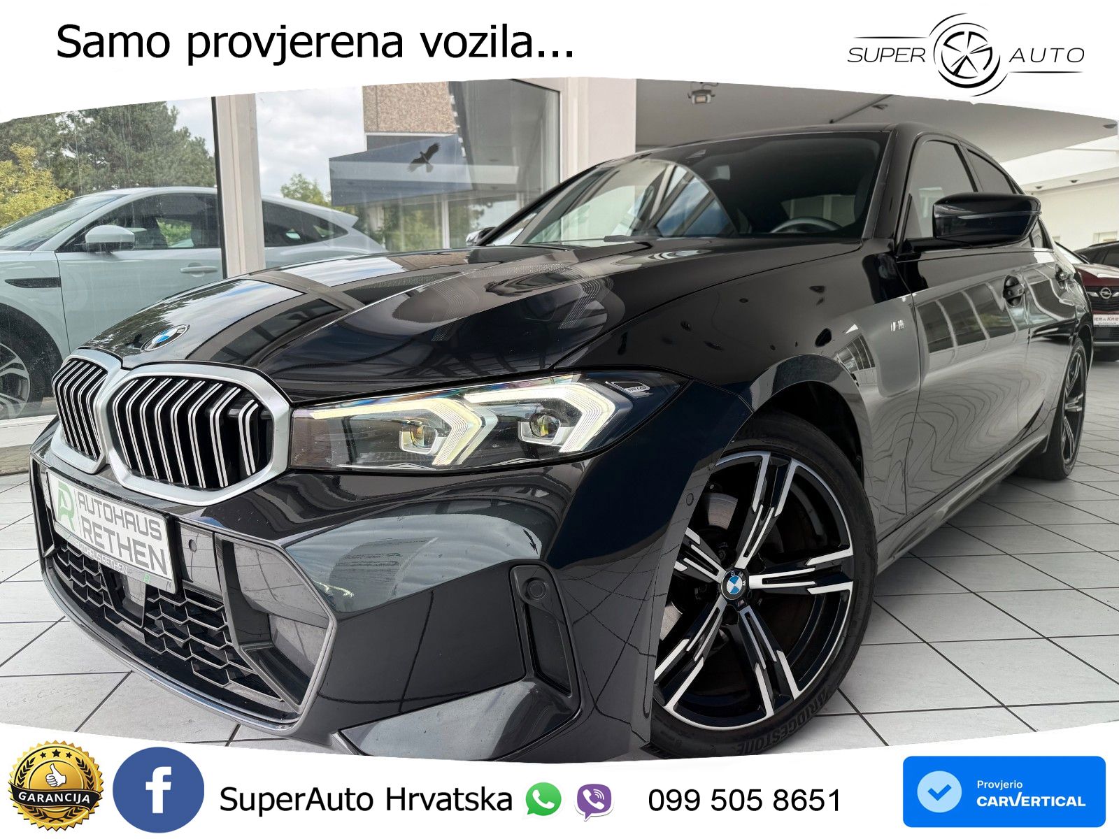BMW 320d (190 KS) Steptronic M Sport LED+GR SJED+ACC