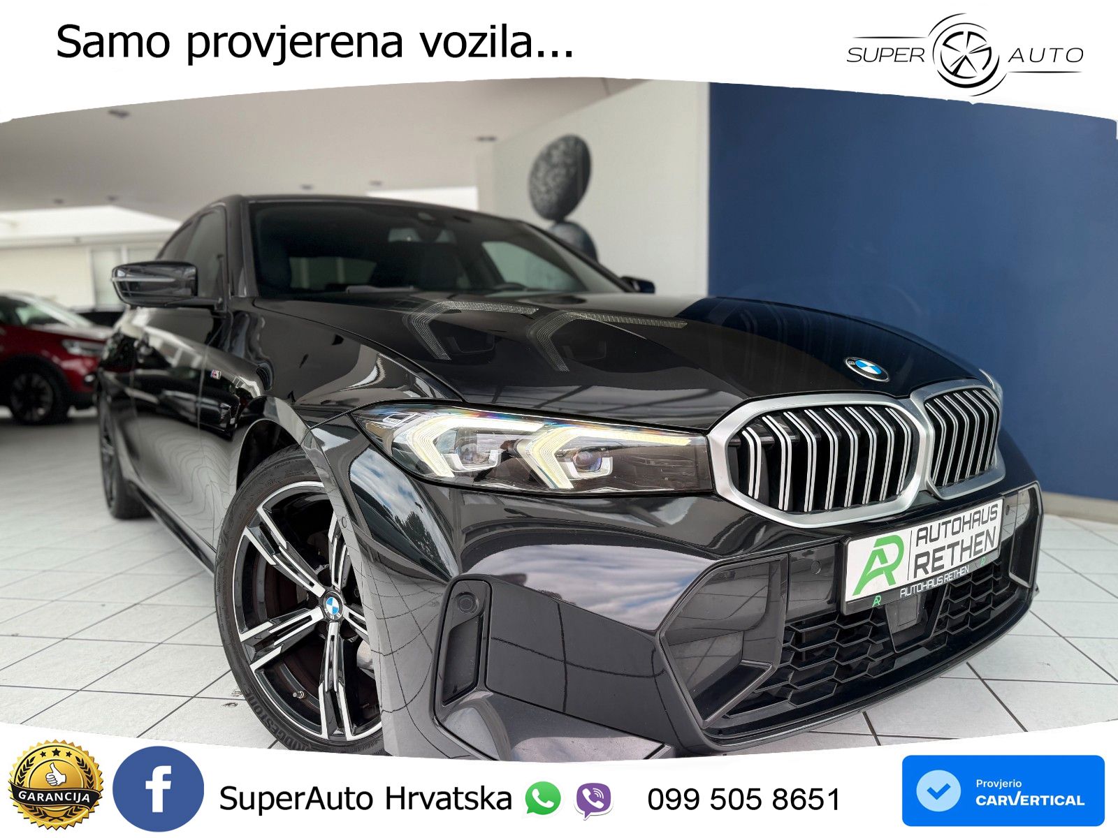 BMW 320d (190 KS) Steptronic M Sport LED+GR SJED+ACC
