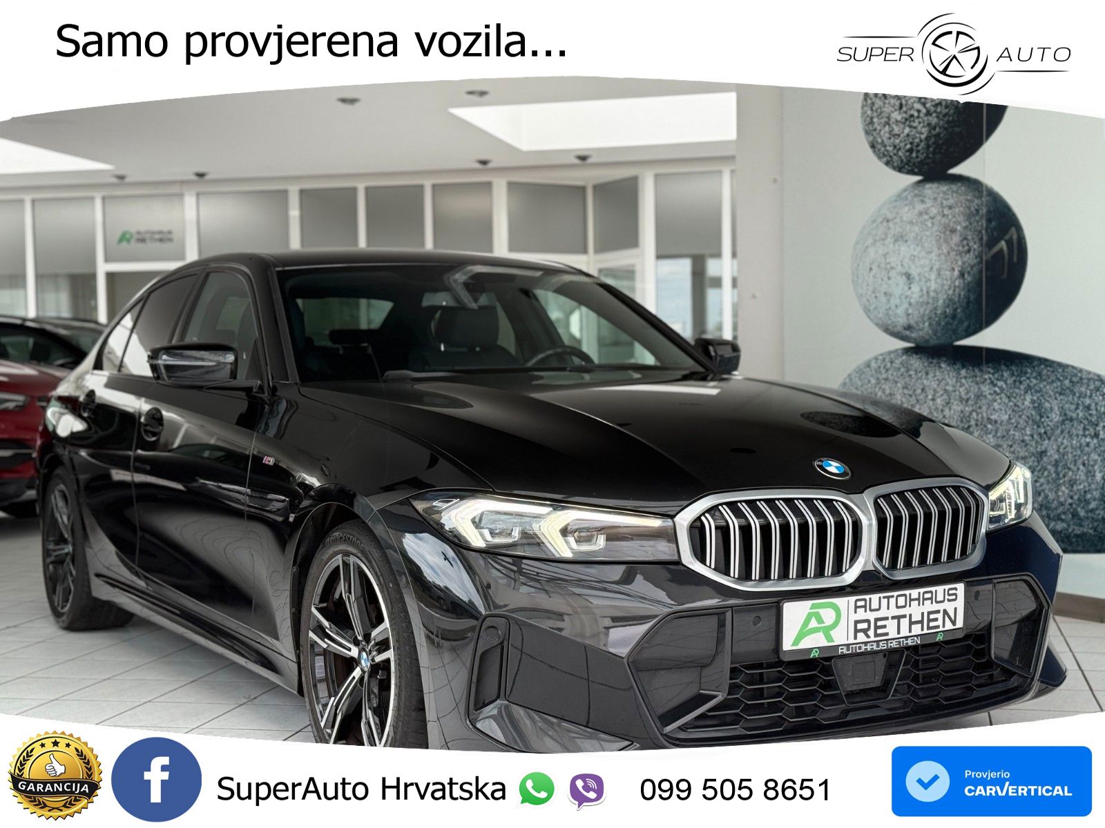 BMW 320d (190 KS) Steptronic M Sport LED+GR SJED+ACC