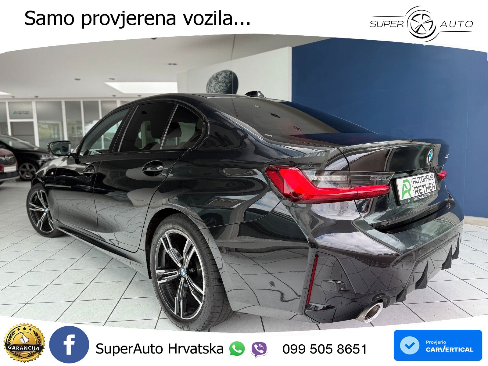 BMW 320d (190 KS) Steptronic M Sport LED+GR SJED+ACC