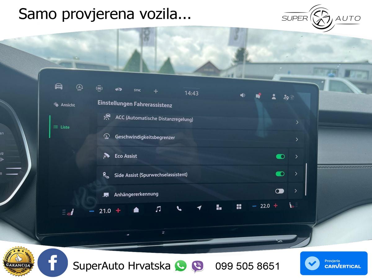 Škoda Octavia Combi 2.0 TDI (150 KS) DSG Selection LED+GR SJED+ACC