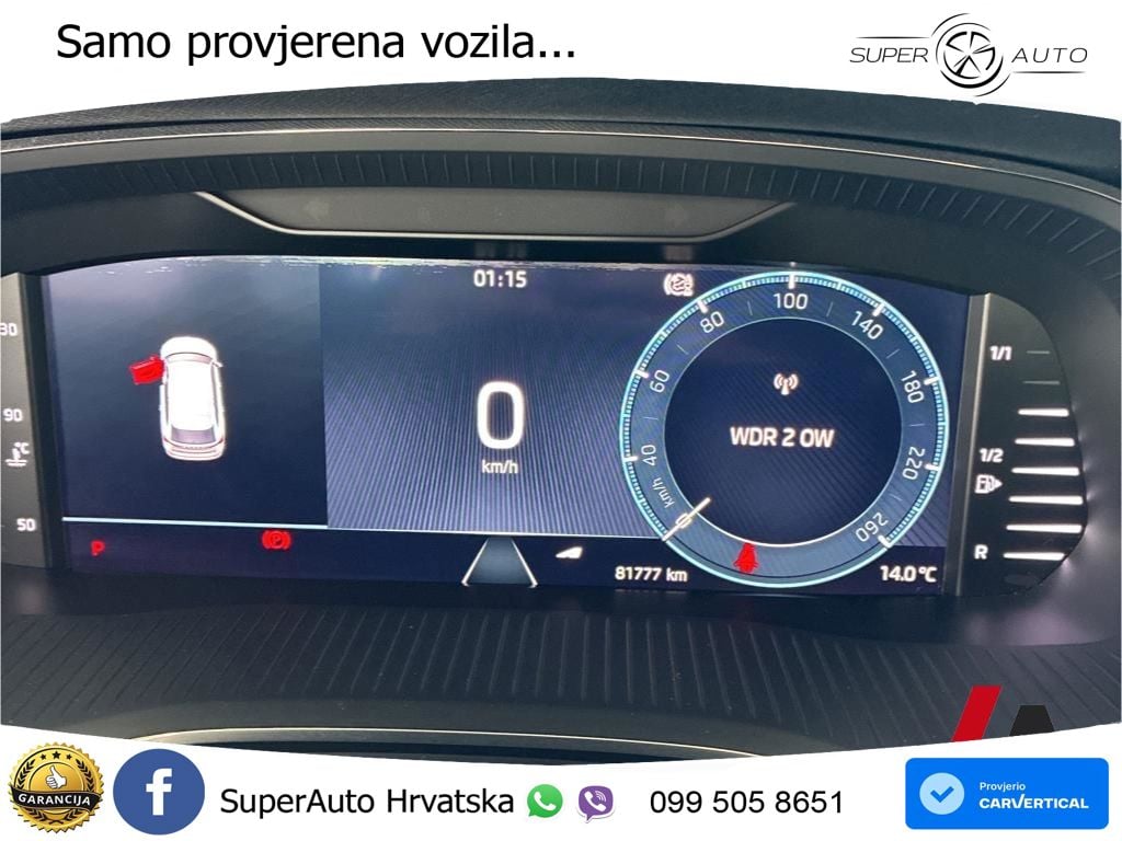Škoda Octavia Combi 2.0 TDI (150 KS) DSG