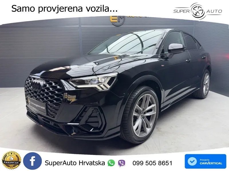Audi Q3 Sportback 35 TFSI (150 KS) S tronic S line LED+GR SJED+ACC