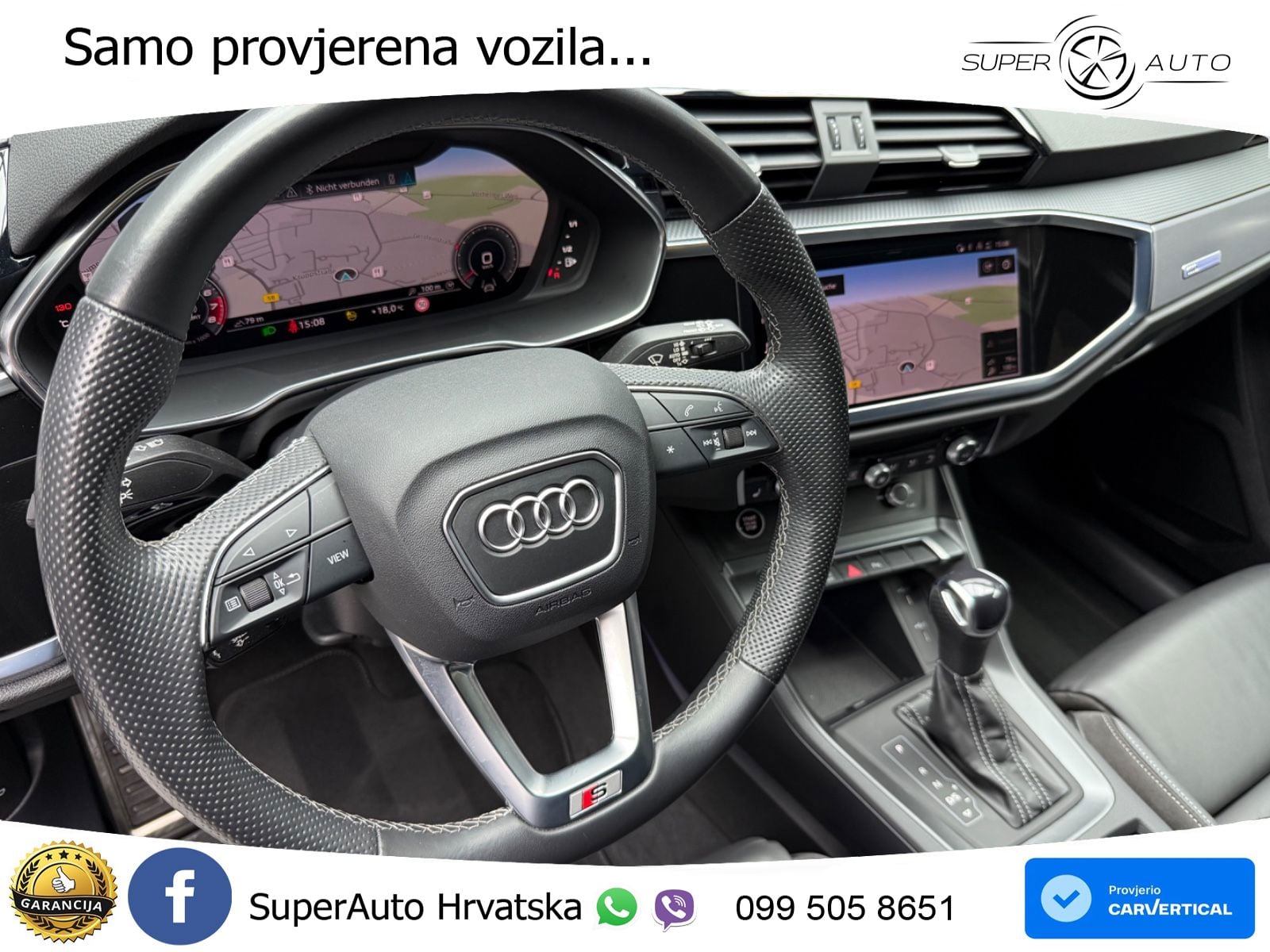 Audi Q3 Sportback 35 TFSI (150 KS) S tronic S line LED+GR SJED+ACC