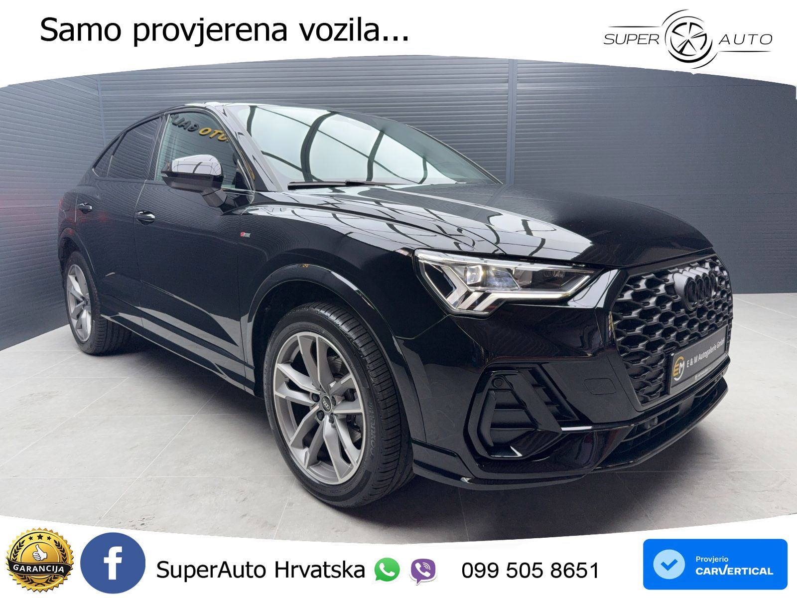 Audi Q3 Sportback 35 TFSI (150 KS) S tronic S line LED+GR SJED+ACC
