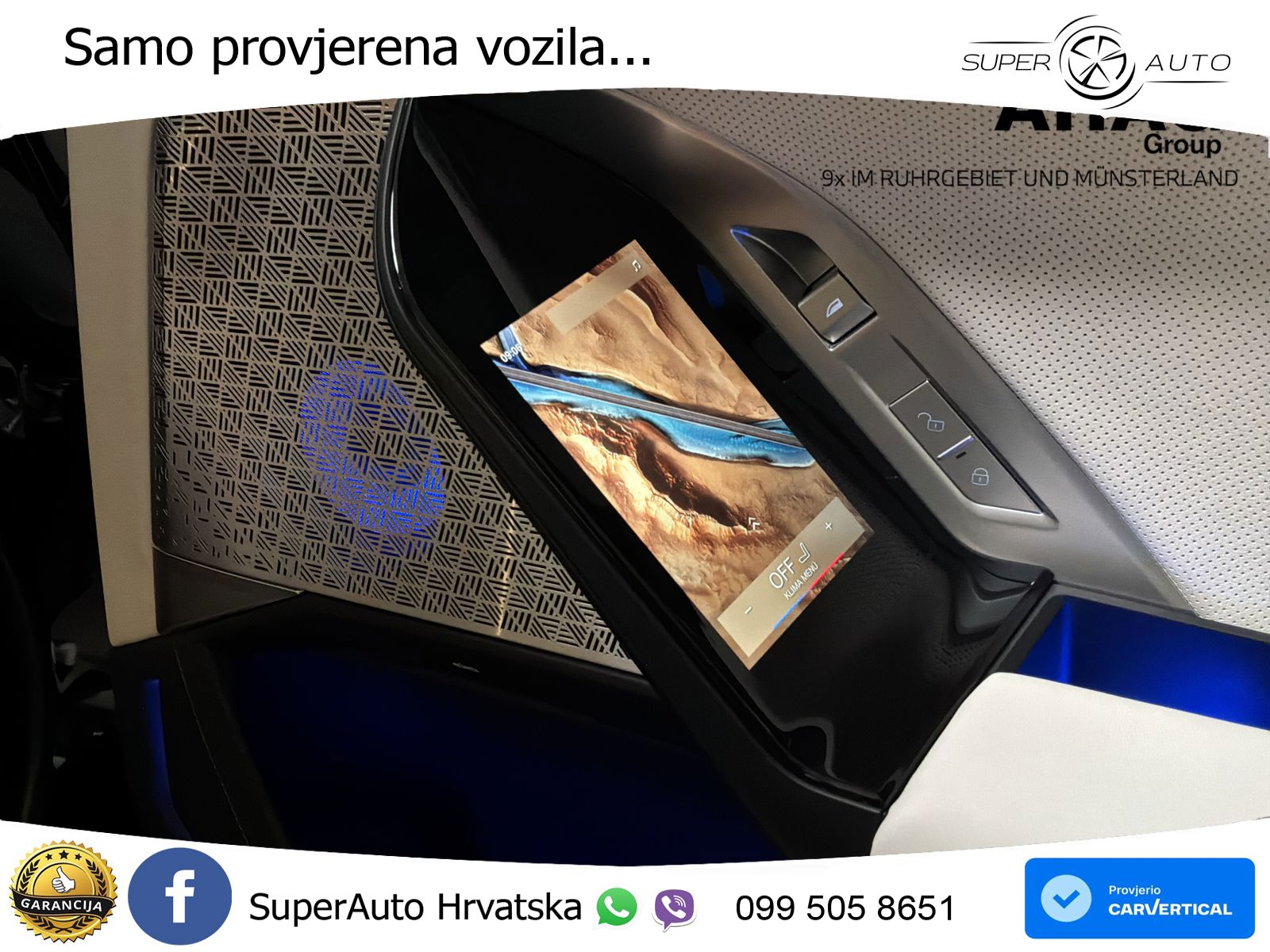 BMW 740d (299 KS) xDrive Steptronic ZRAČNI+ACC+GR SJED+KAM+PANO