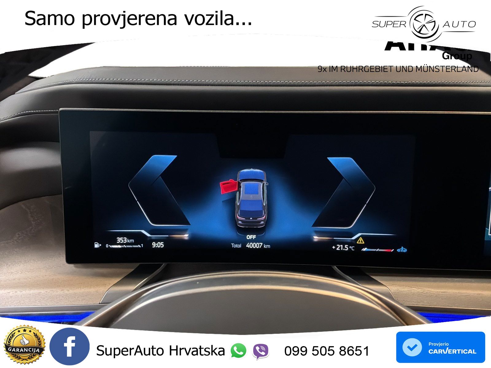 BMW 740d (299 KS) xDrive Steptronic ZRAČNI+ACC+GR SJED+KAM+PANO