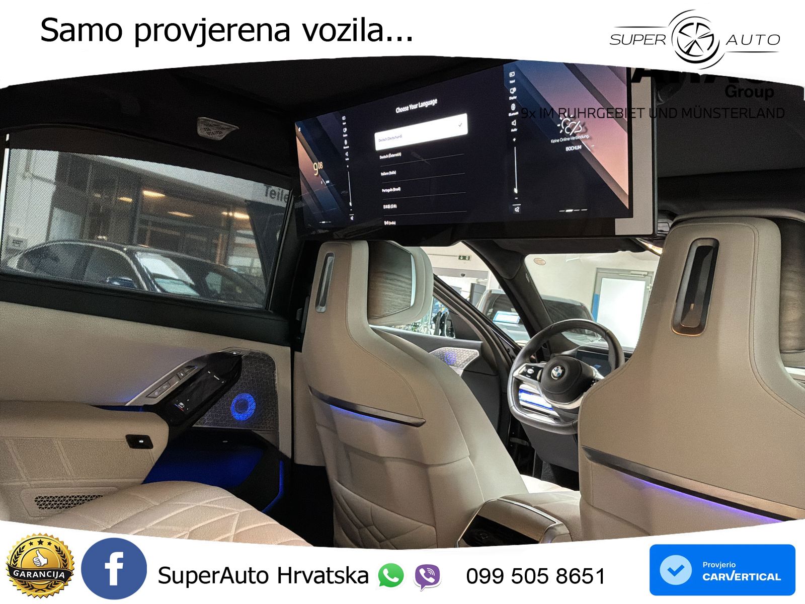 BMW 740d (299 KS) xDrive Steptronic ZRAČNI+ACC+GR SJED+KAM+PANO