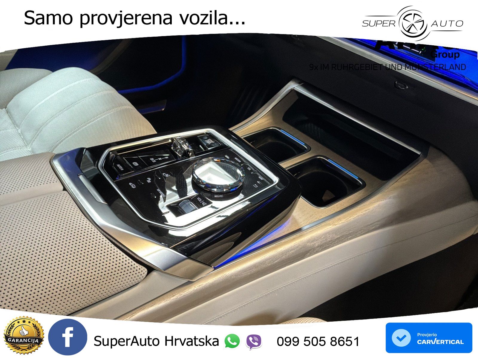 BMW 740d (299 KS) xDrive Steptronic ZRAČNI+ACC+GR SJED+KAM+PANO