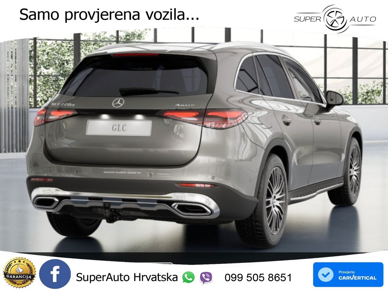 Mercedes GLC 220d (197 KS) 4MATIC 9G-TRONIC LED+GR SJED+ACC