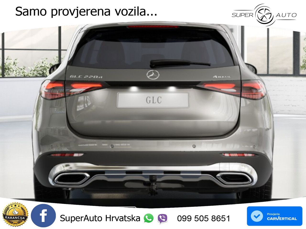 Mercedes GLC 220d (197 KS) 4MATIC 9G-TRONIC LED+GR SJED+ACC
