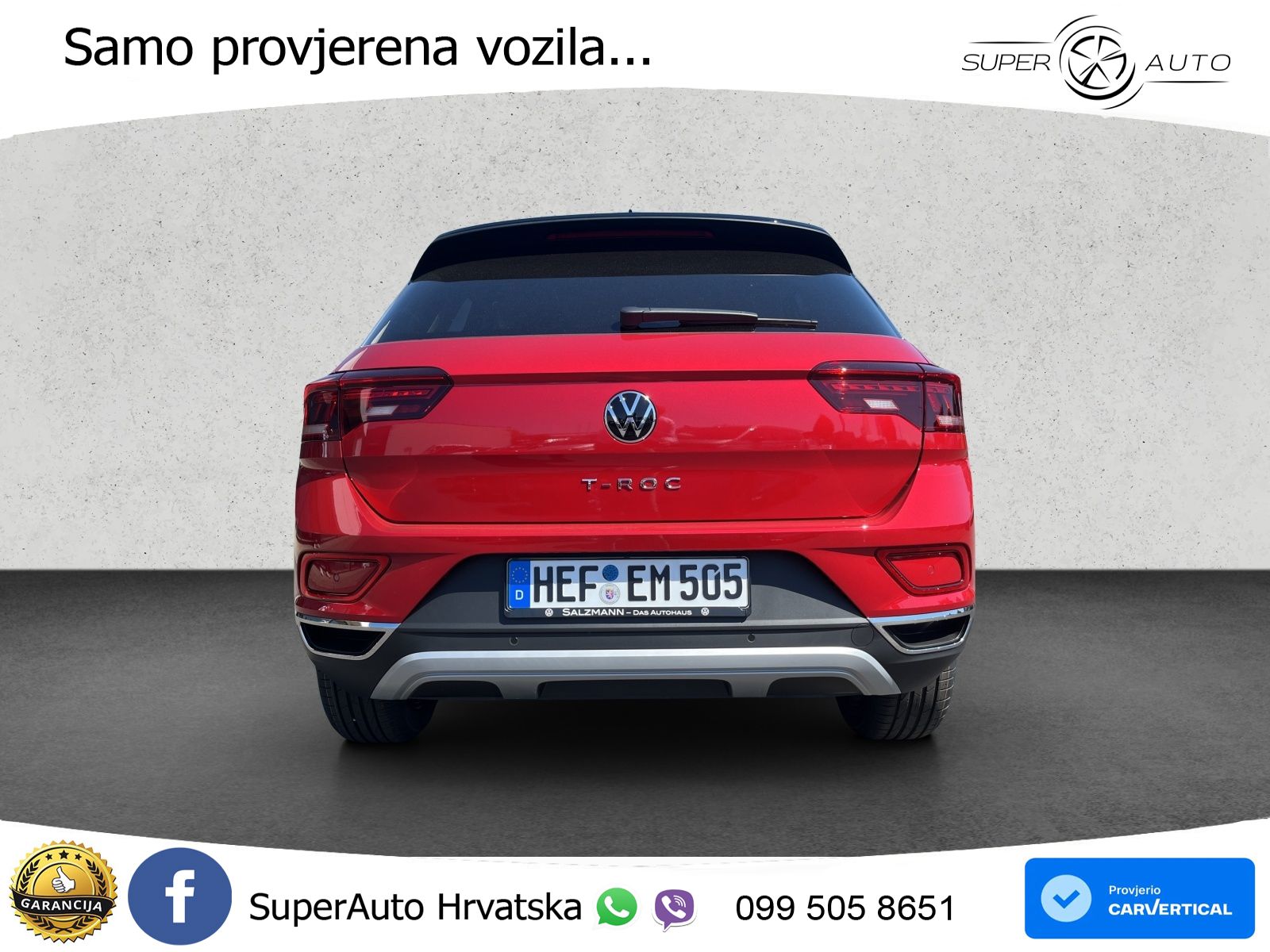 Volkswagen T-Roc 1.5 TSI (150 KS) DSG LED+GR SJED+ACC