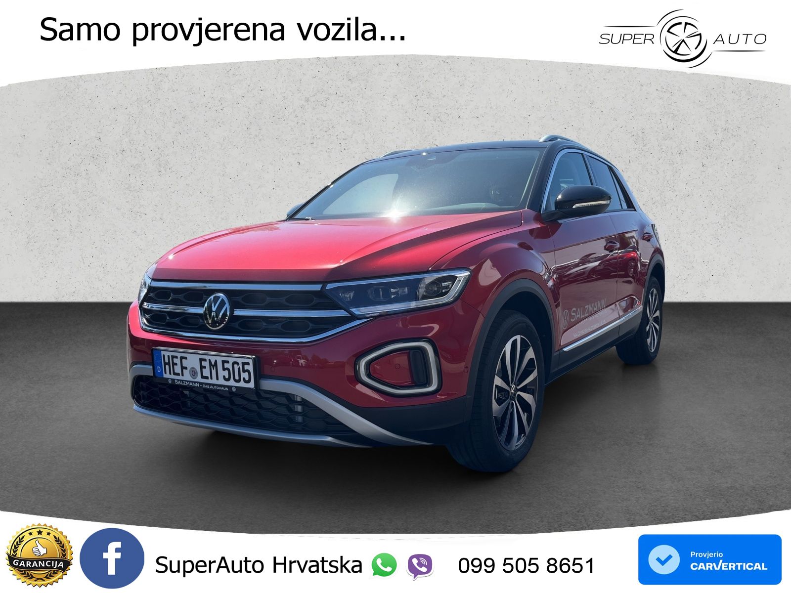 Volkswagen T-Roc 1.5 TSI (150 KS) DSG LED+GR SJED+ACC