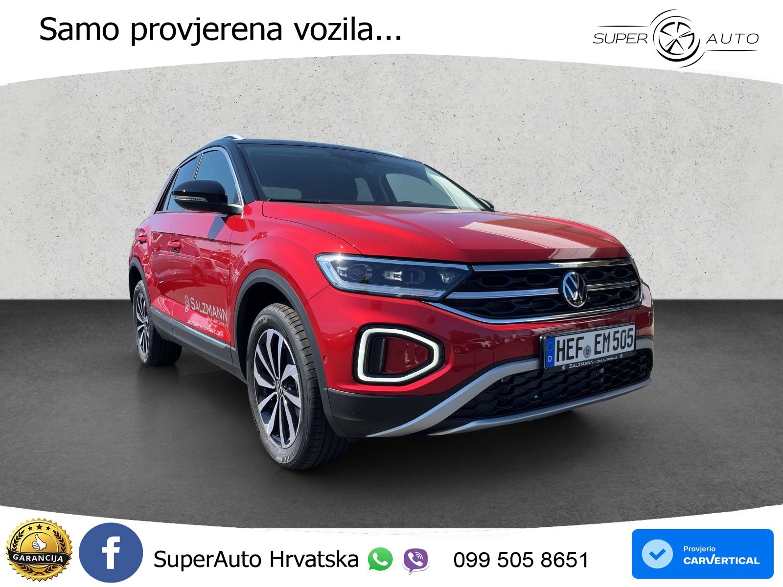 Volkswagen T-Roc 1.5 TSI (150 KS) DSG LED+GR SJED+ACC