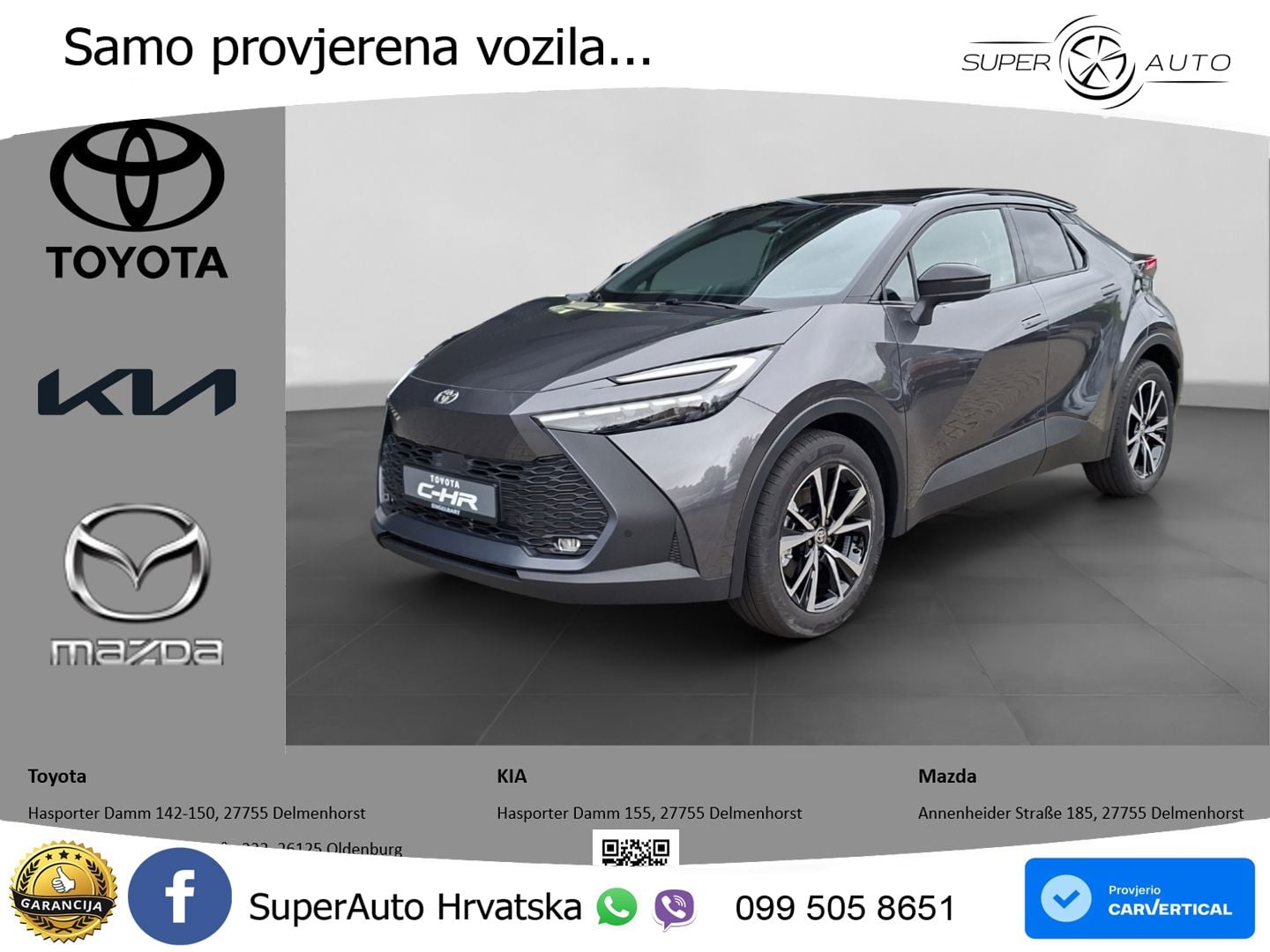 Toyota C-HR 2.0 (223 KS) PHEV e-CVT Teamplayer LED+GR SJED+ACC