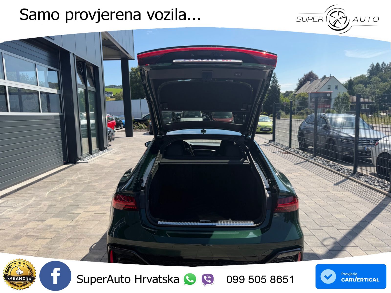 Audi RS7 4.0 TFSI V8 (600 KS) quattro tiptronic ZRAČNI+ACC+GR SJED+KAM