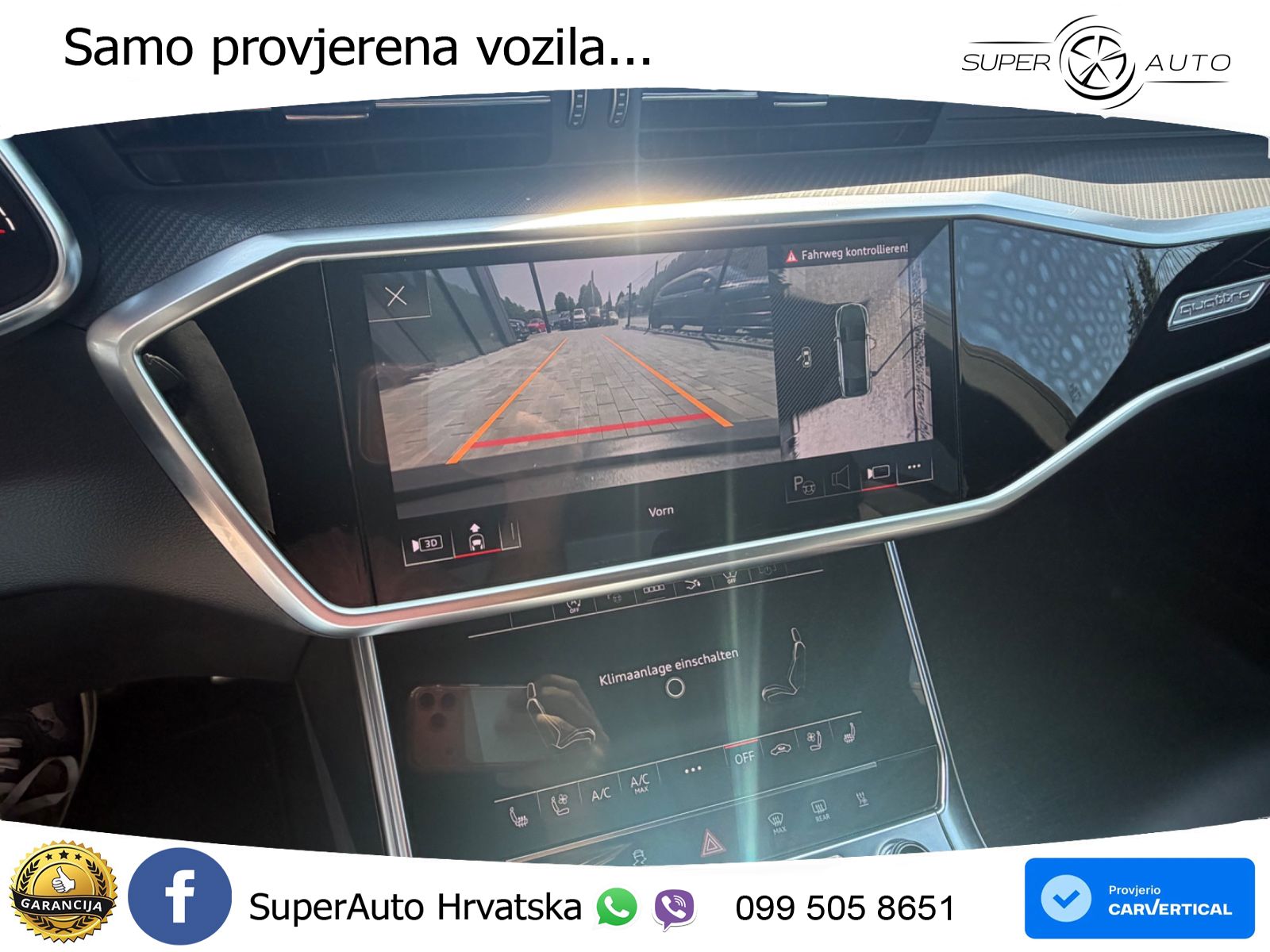 Audi RS7 4.0 TFSI V8 (600 KS) quattro tiptronic ZRAČNI+ACC+GR SJED+KAM