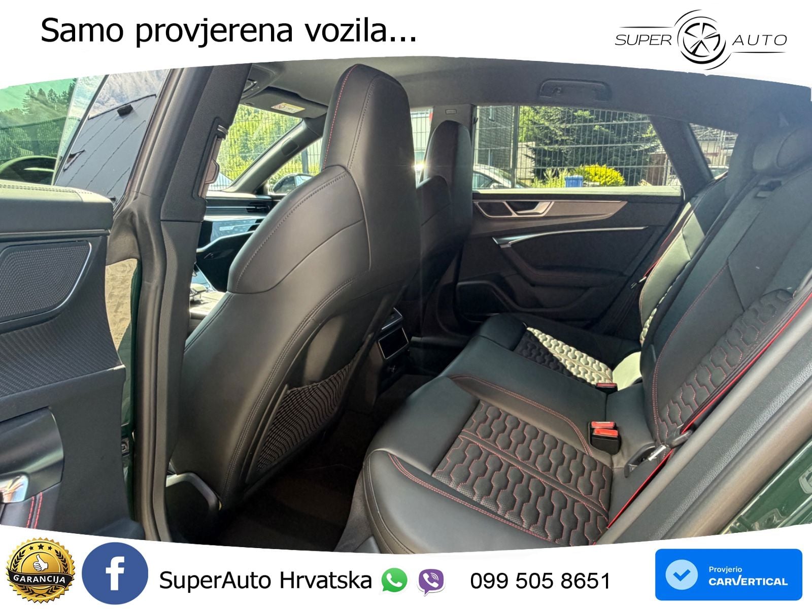 Audi RS7 4.0 TFSI V8 (600 KS) quattro tiptronic ZRAČNI+ACC+GR SJED+KAM