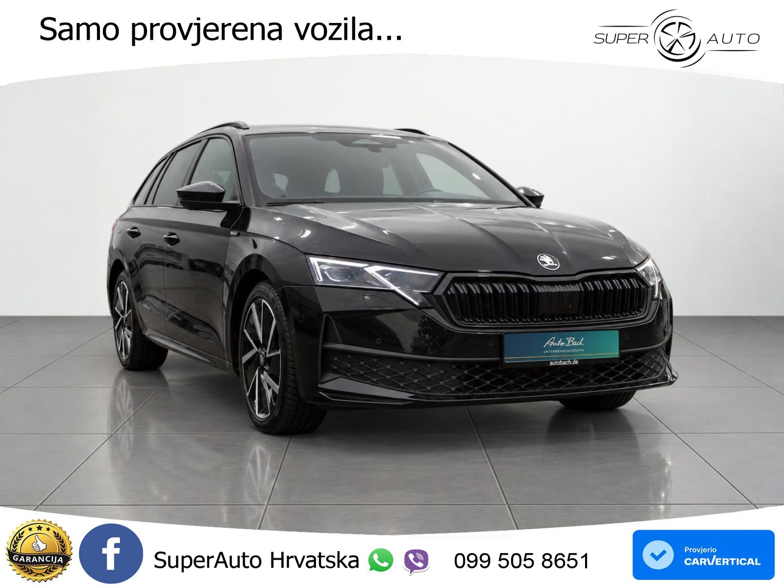Škoda Octavia Combi 2.0 TDI (150 KS) DSG SportLine LED+GR SJED+ACC