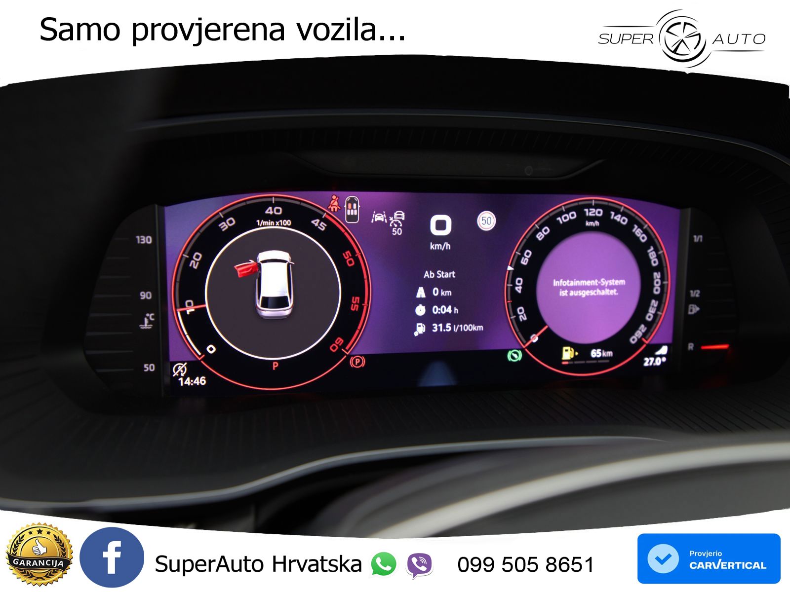 Škoda Octavia Combi 2.0 TDI (150 KS) DSG SportLine LED+GR SJED+ACC