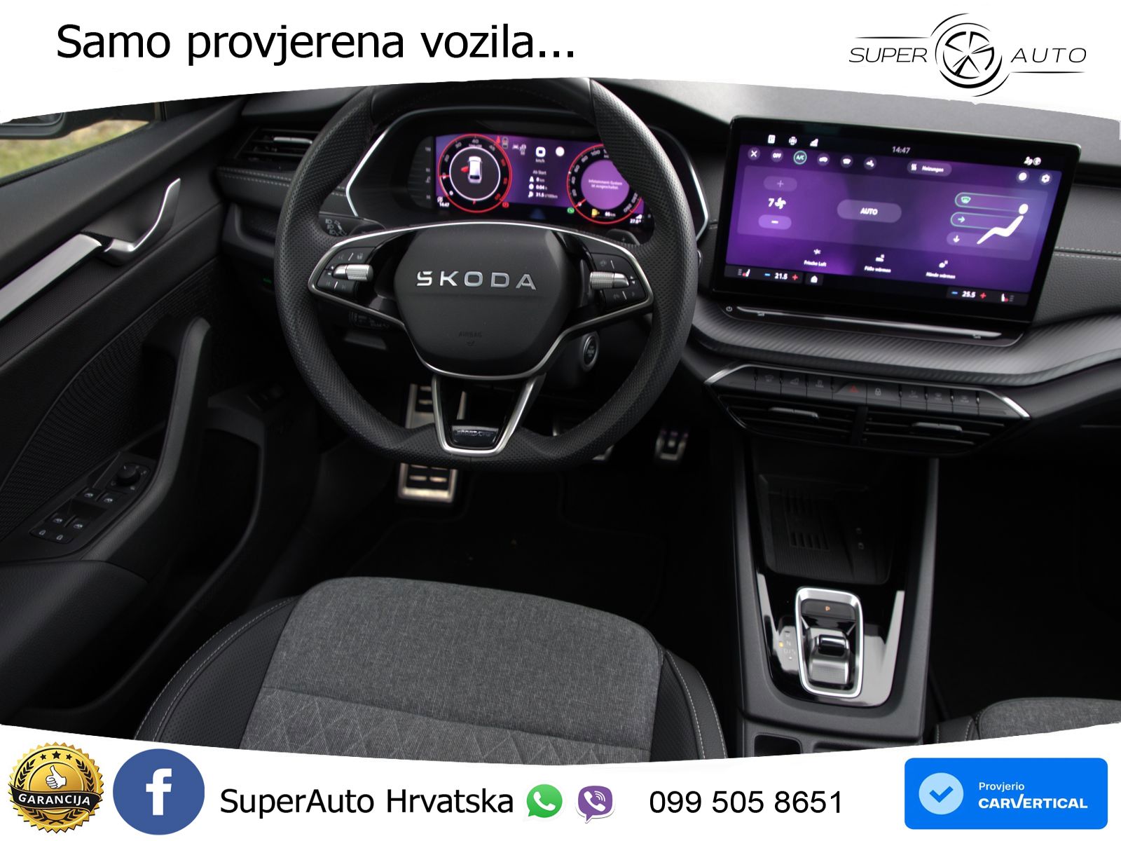 Škoda Octavia Combi 2.0 TDI (150 KS) DSG SportLine LED+GR SJED+ACC