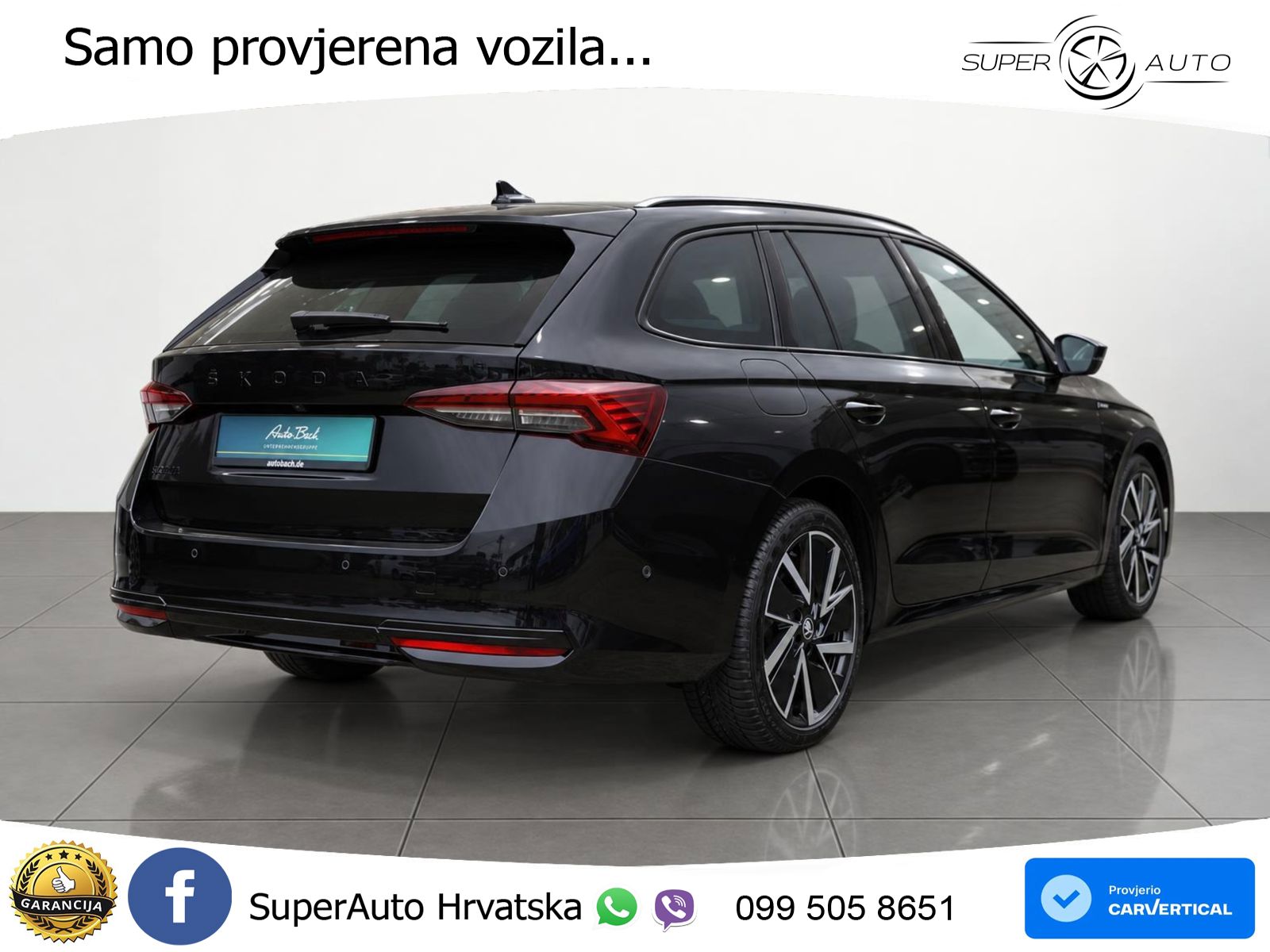 Škoda Octavia Combi 2.0 TDI (150 KS) DSG SportLine LED+GR SJED+ACC