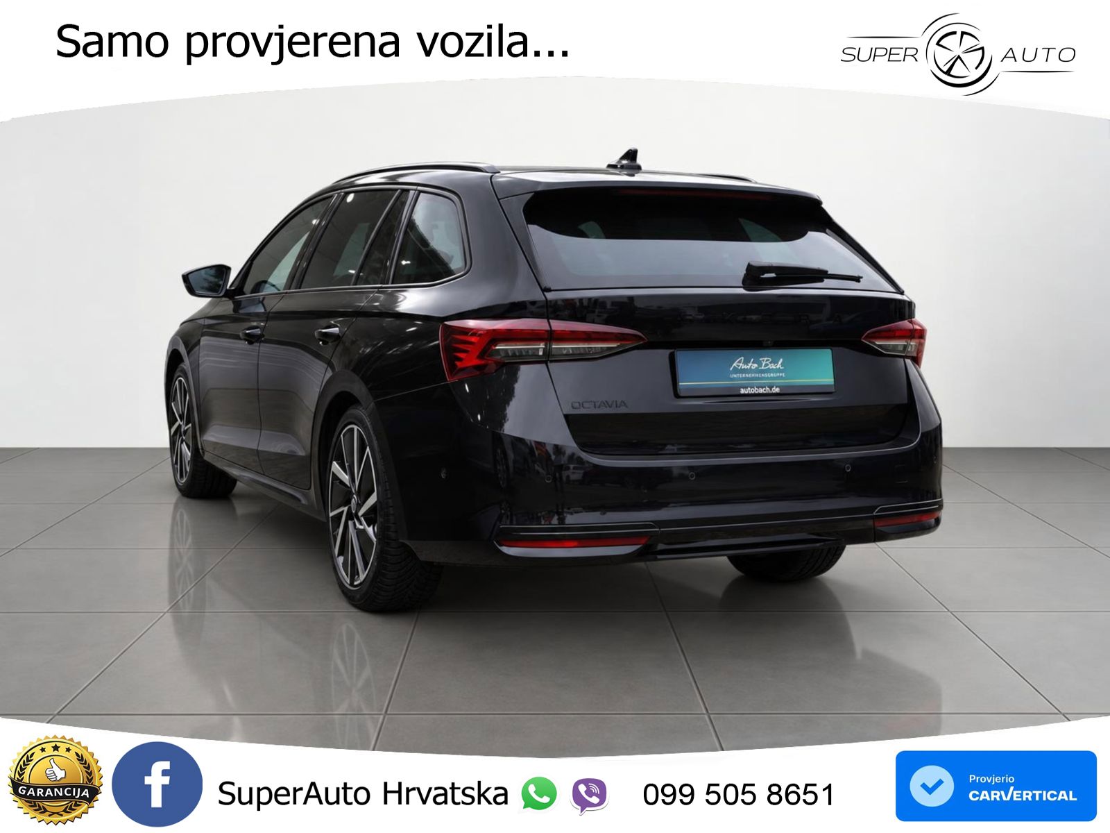 Škoda Octavia Combi 2.0 TDI (150 KS) DSG SportLine LED+GR SJED+ACC