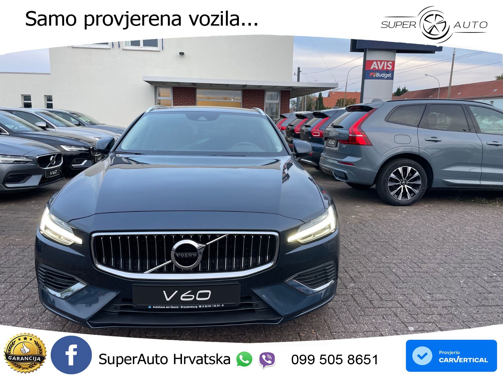 Volvo V60 2.0 T6 AWD Geartronic LED+GR SJED+ACC