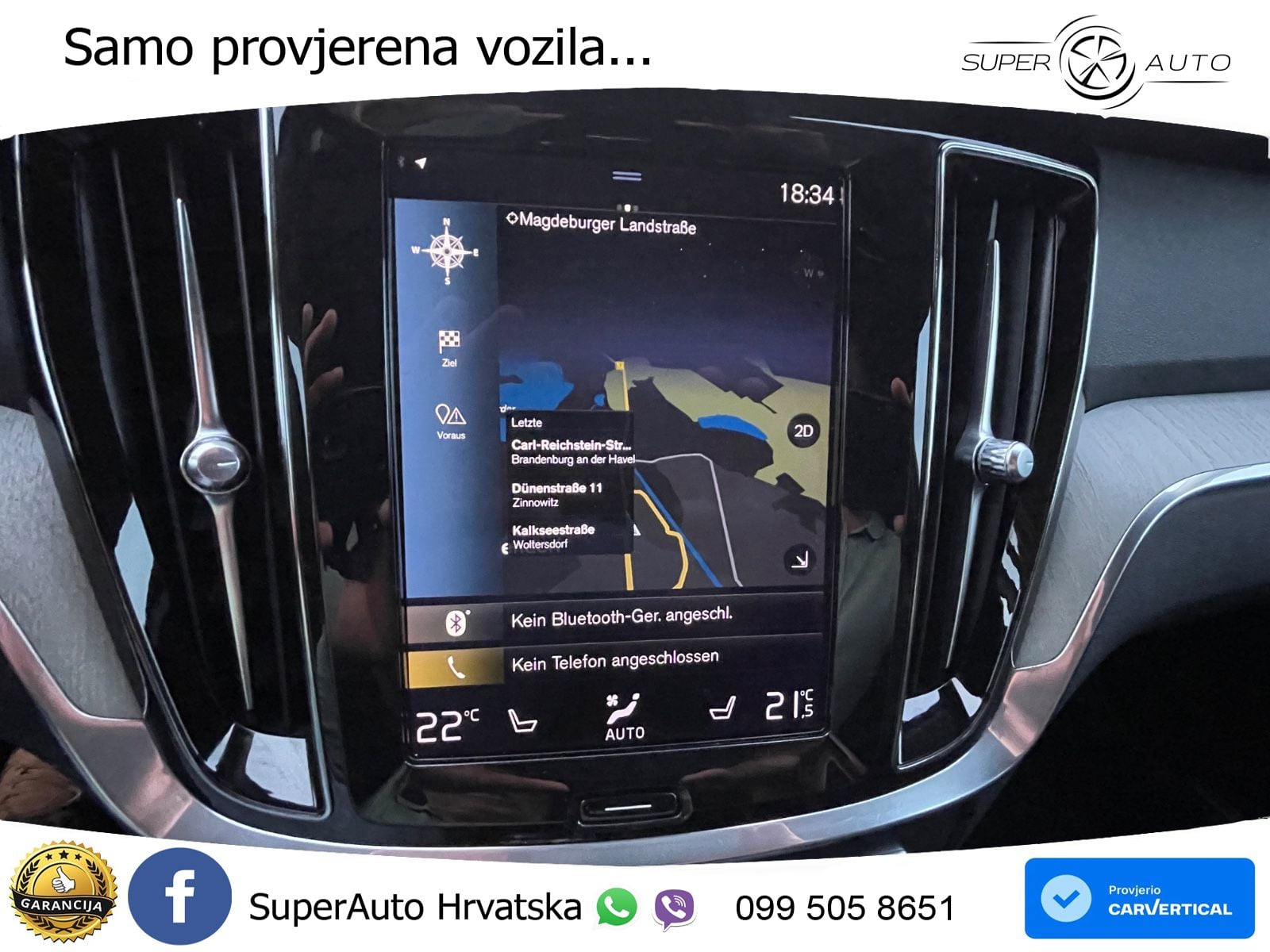 Volvo V60 2.0 T6 AWD Geartronic LED+GR SJED+ACC