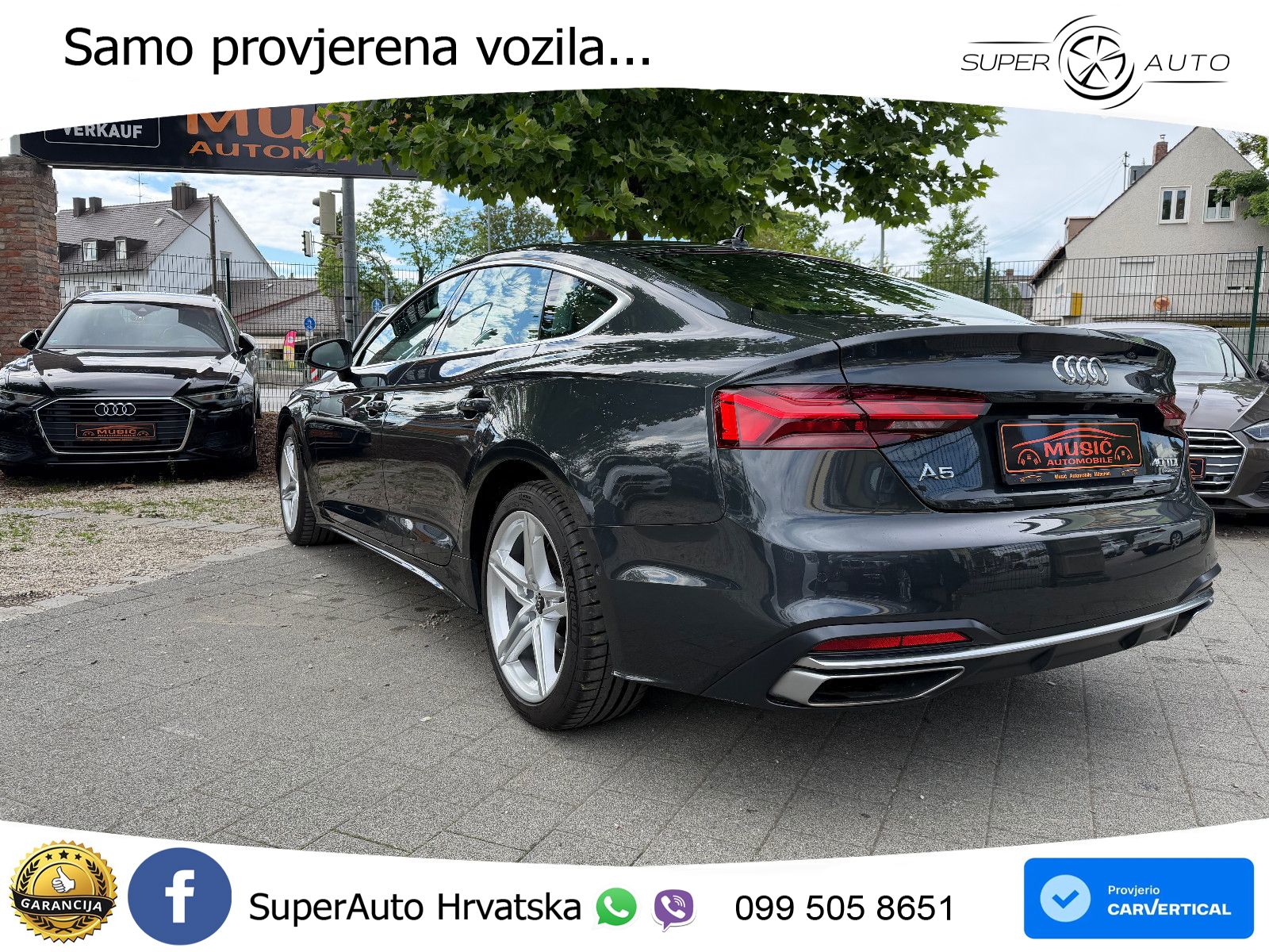 Audi A5 Sportback 40 TDI (204 KS) quattro S tronic advanced LED+GR SJED+ACC
