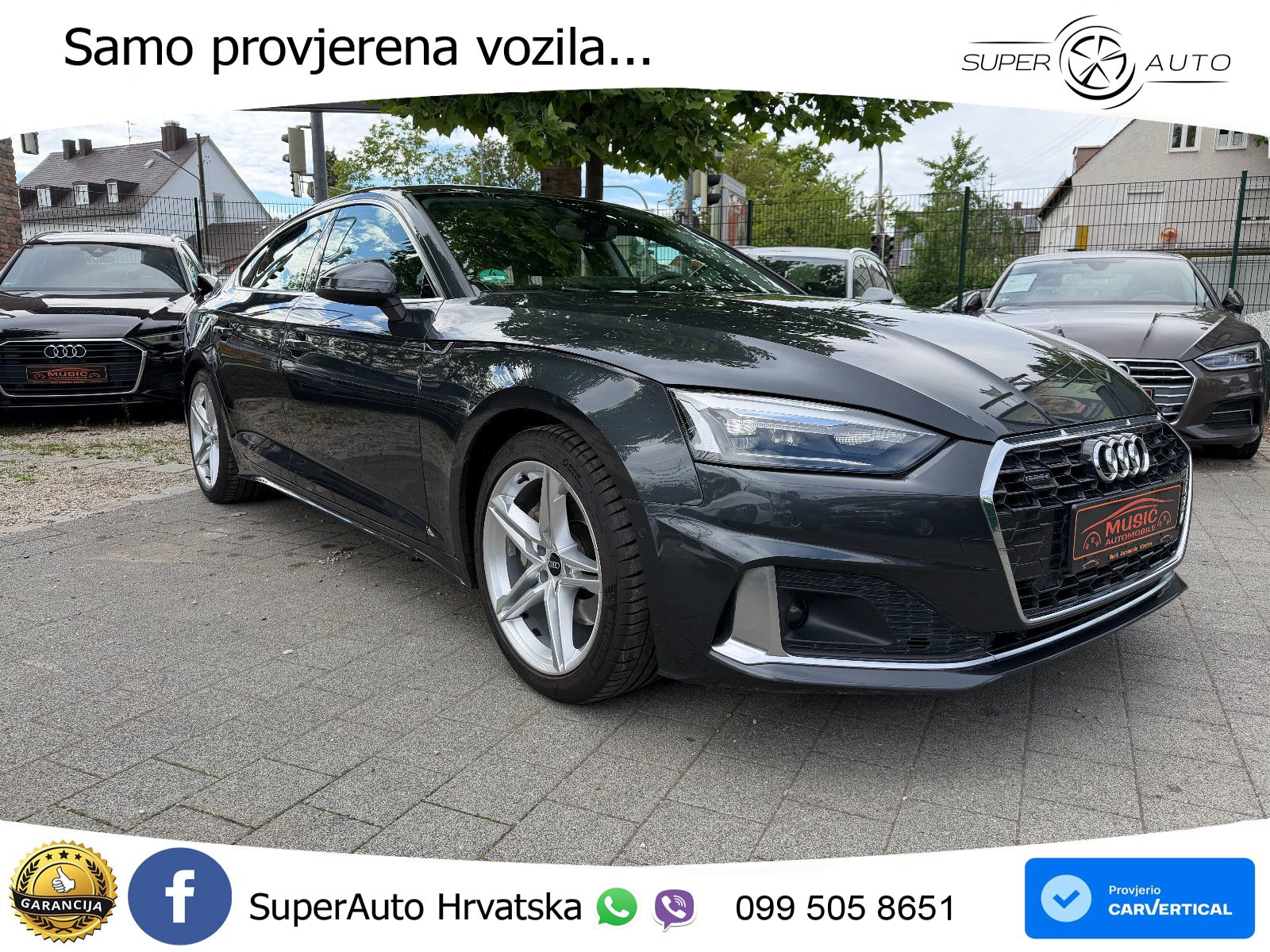 Audi A5 Sportback 40 TDI (204 KS) quattro S tronic advanced LED+GR SJED+ACC