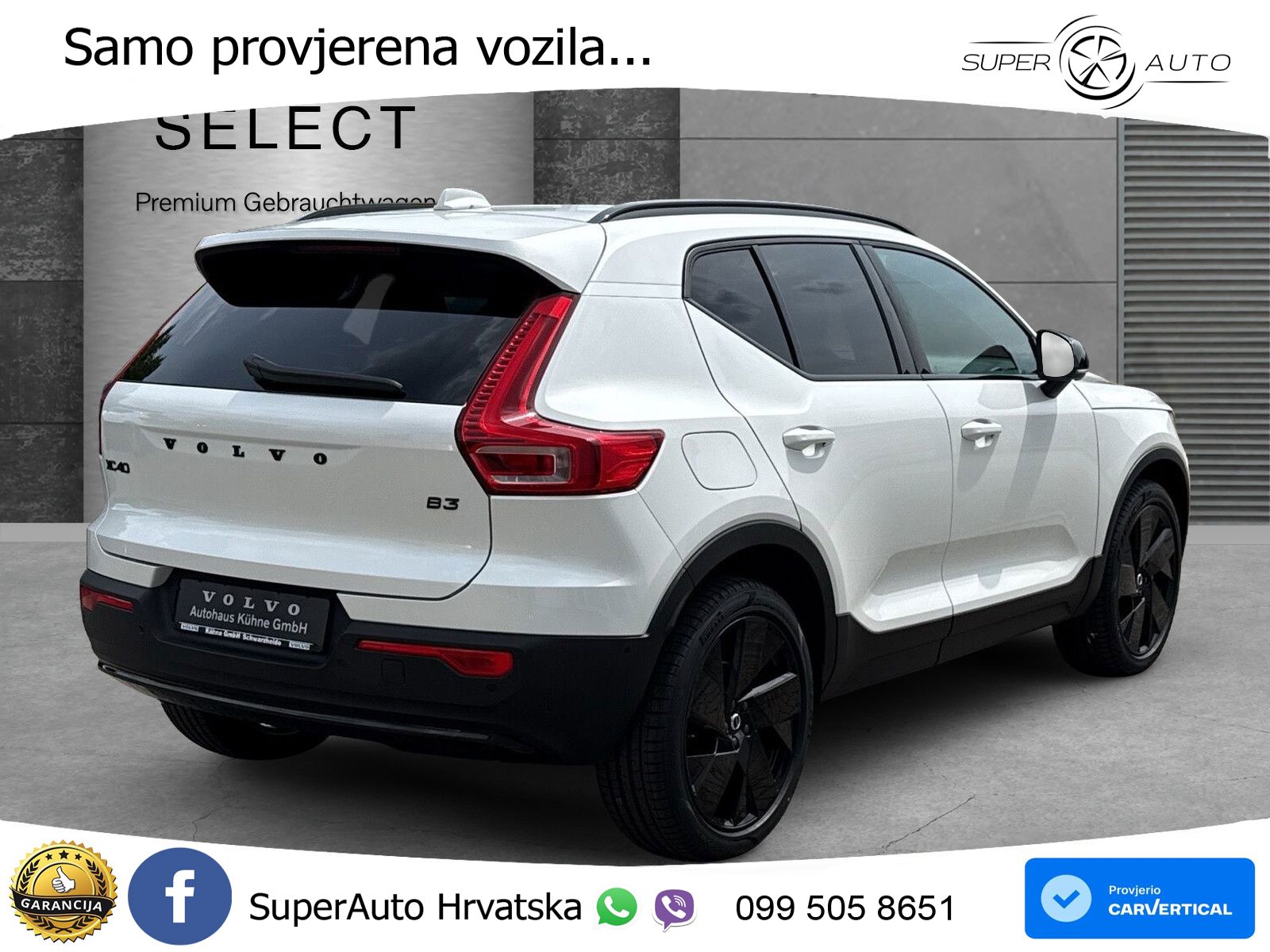 Volvo XC40 2.0 B3 163 KS Automatic LED+GR SJED+ACC