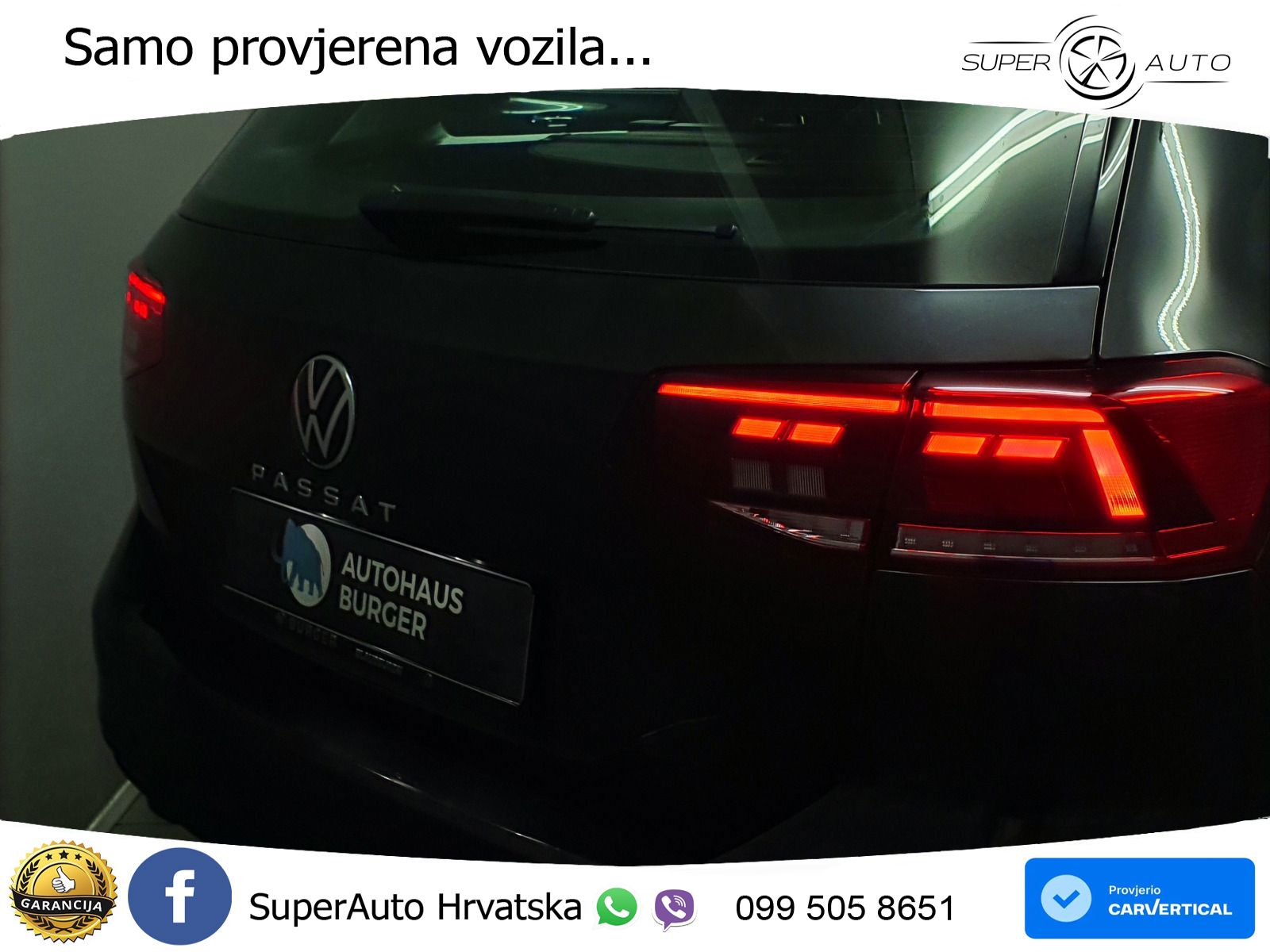 Volkswagen Passat Variant 2.0 TDI (150 KS) DSG Business LED+GR SJED+ACC