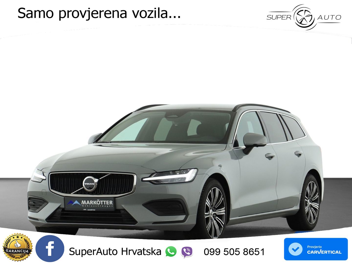 Volvo V60 2.0 B4 Benzin DCT LED+GR SJED+ACC