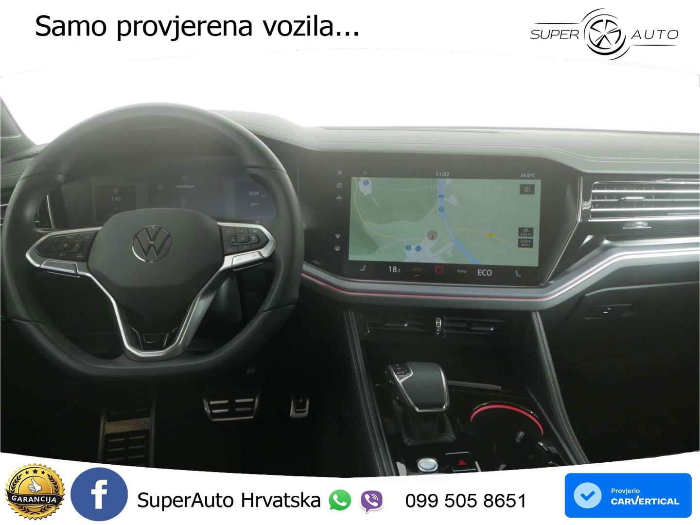Volkswagen Touareg 3.0 V6 TDI (286 KS) 4MOTION Tiptronic ZRAČNI+ACC+GR SJED+KAM+PANO